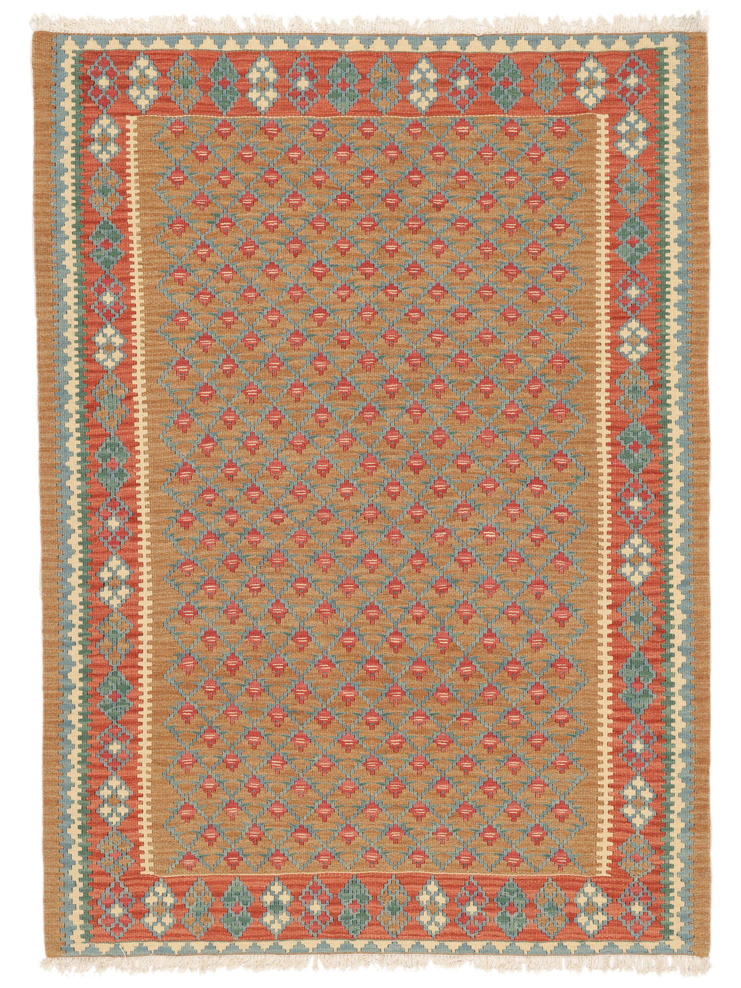 Kelim Senneh Fine Teppich 107×147