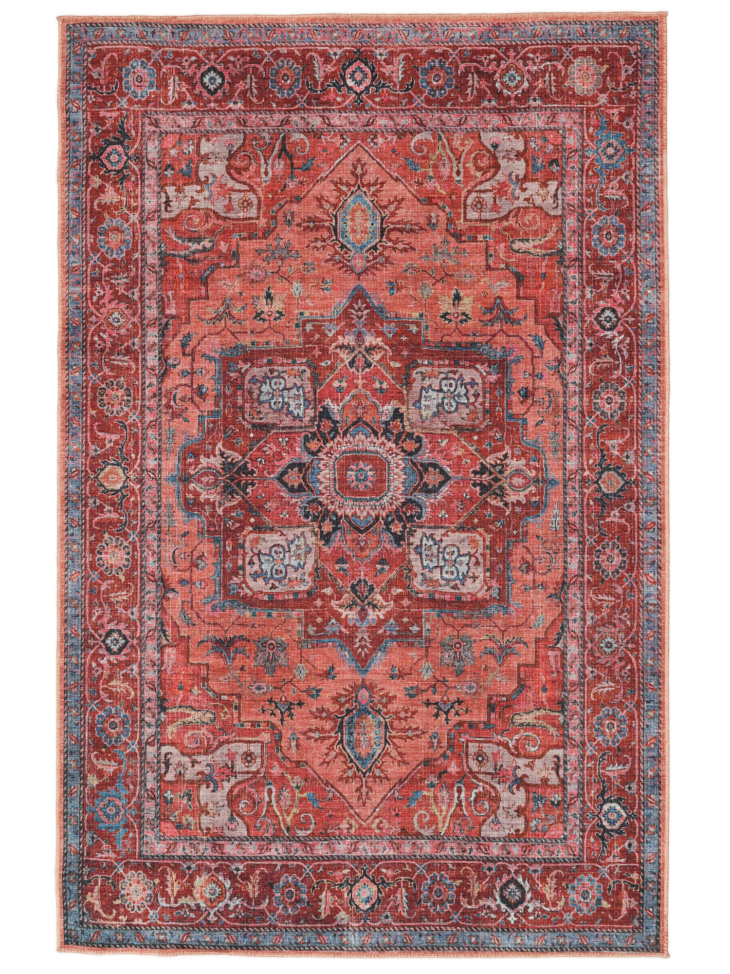 Georgia Oriental Teppich – Rot / Blau 120×180
