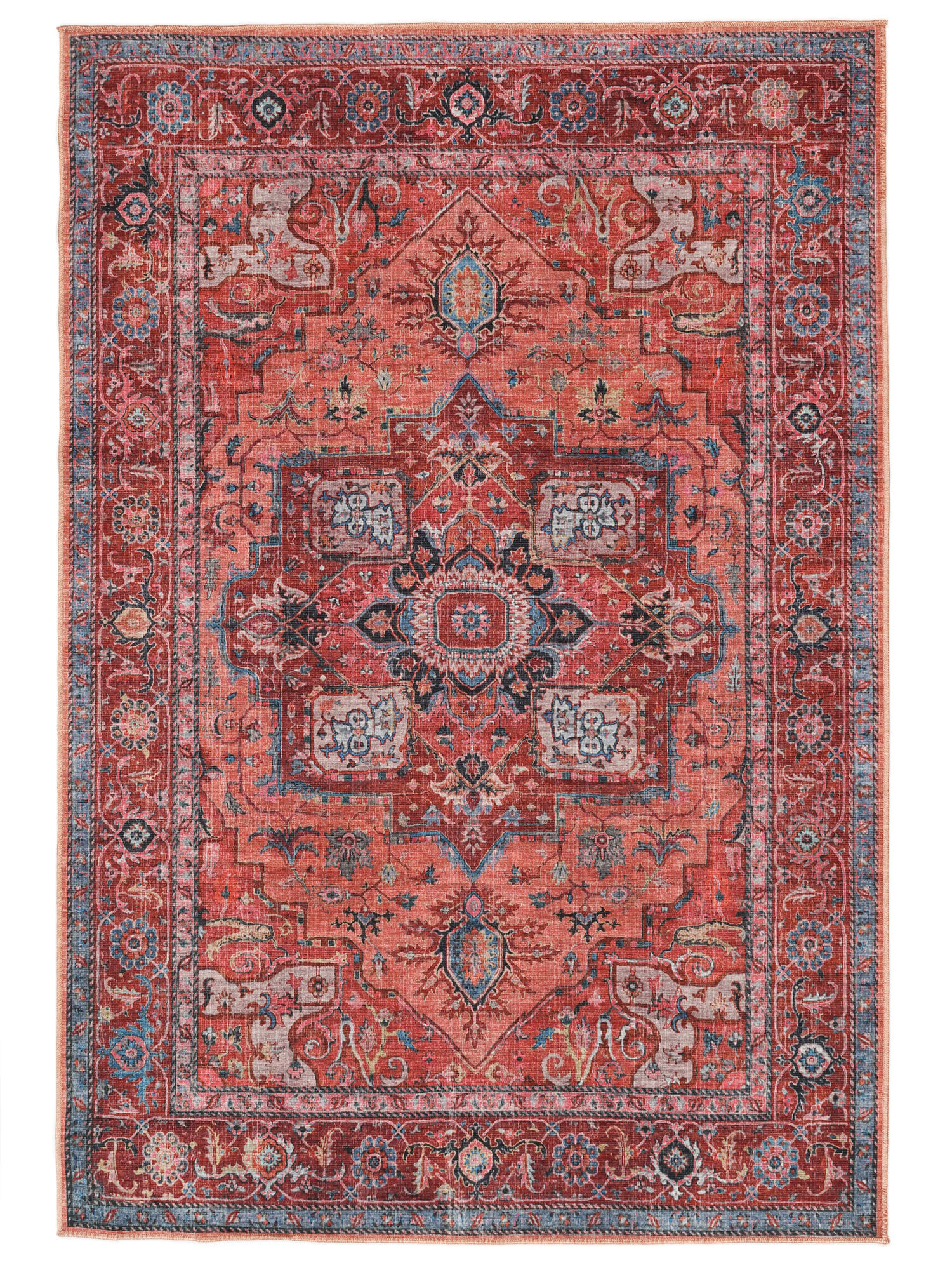 Georgia Oriental Teppich – Rot / Blau 160×230