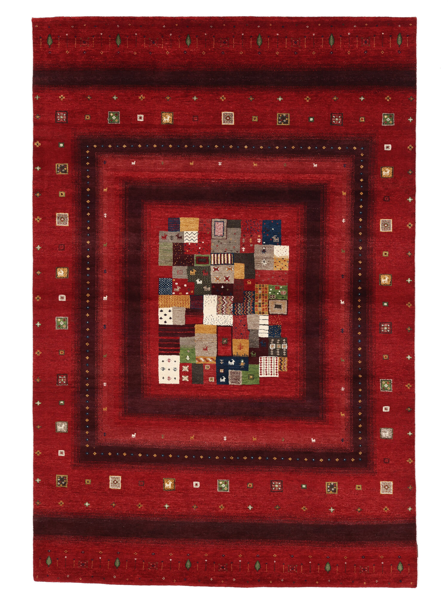 Gabbeh Loribaft Matta 202x299