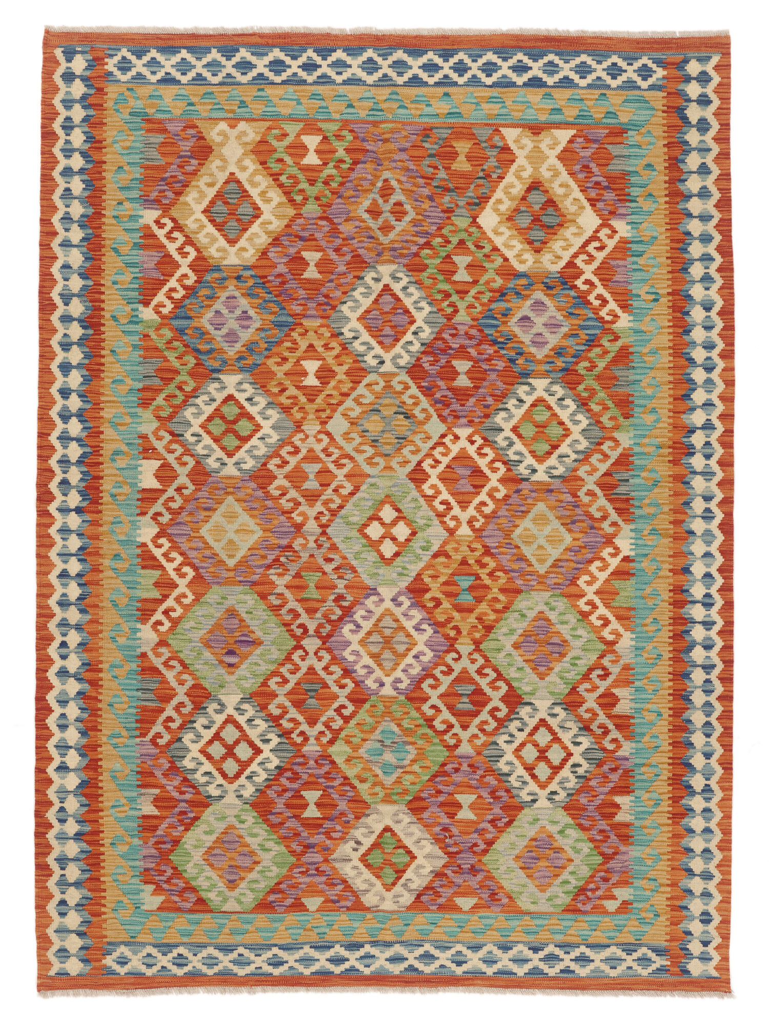 Kelim Afghan Old Stil Teppich 174×239