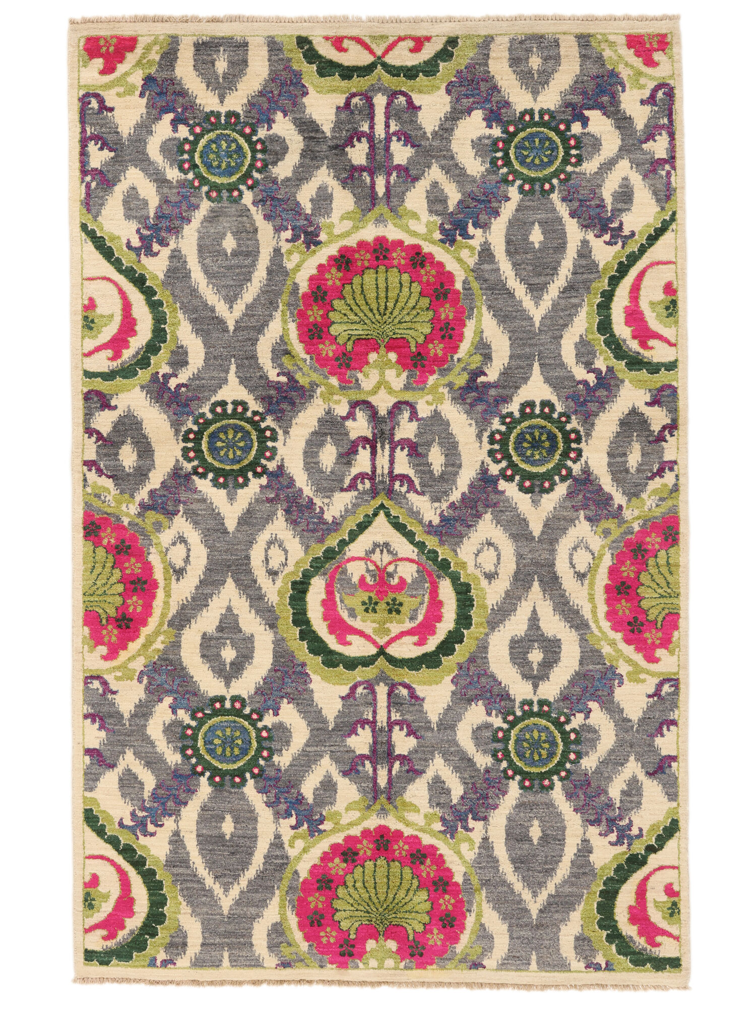 Classic Afghan Fine Teppich 140×216