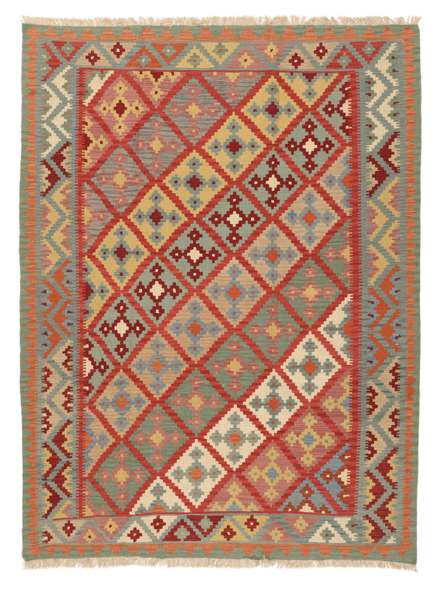 Kelim Ghashghai Teppich 205×285