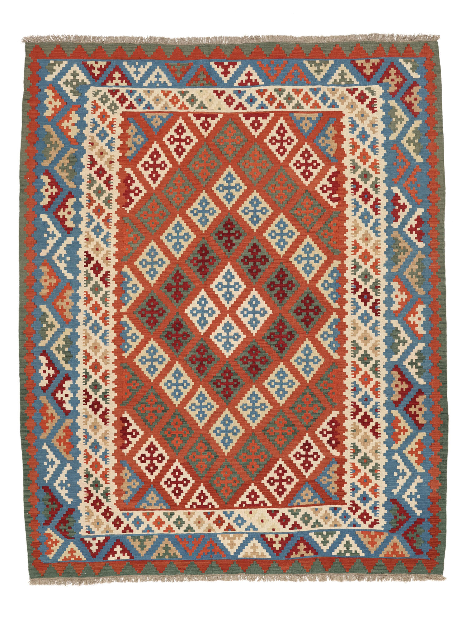Kelim Ghashghai Teppich 271×342