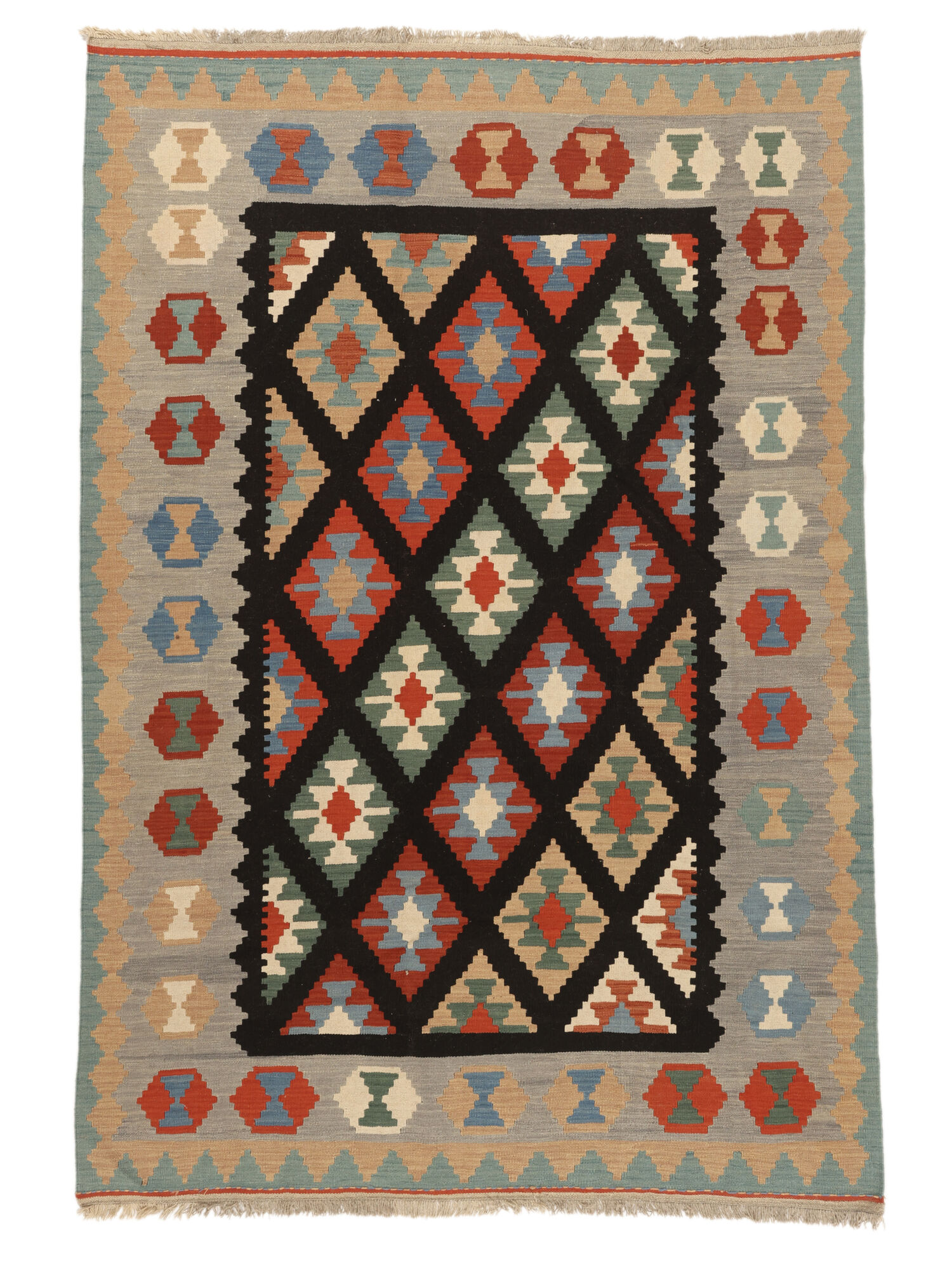 Kelim Ghashghai Teppich 201×305