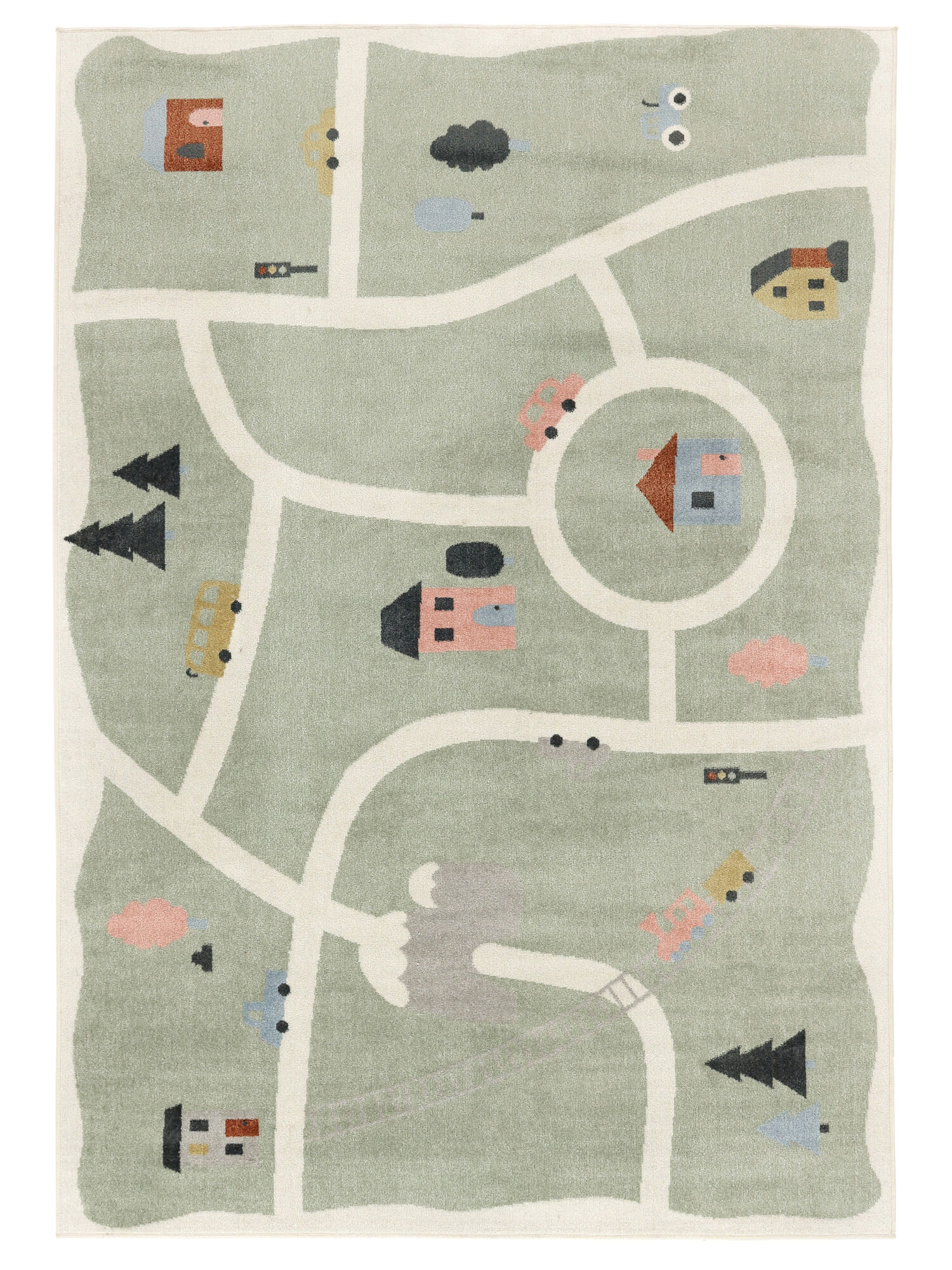 Road map Matta - Gr&ouml;n / Flerf&auml;rgad 160x230