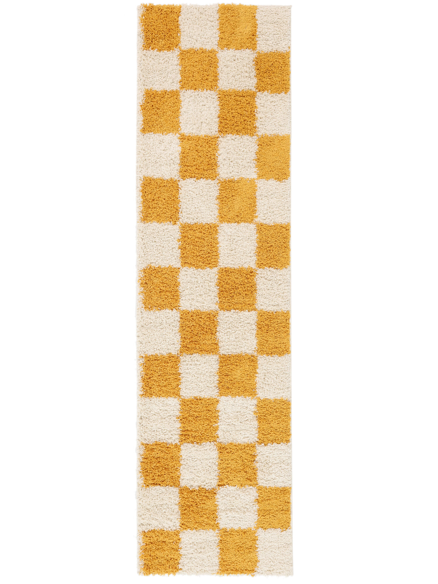 Chessie Matta - Gul / Off white 80x300
