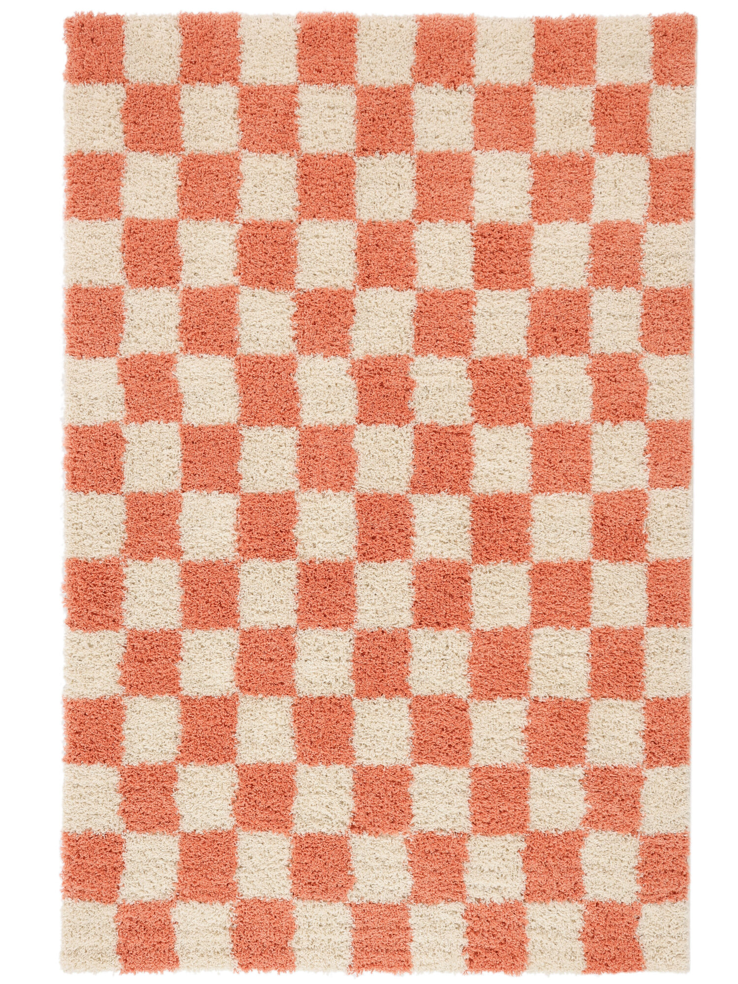 Chessie Matta - Korallröd / Off white 200x300