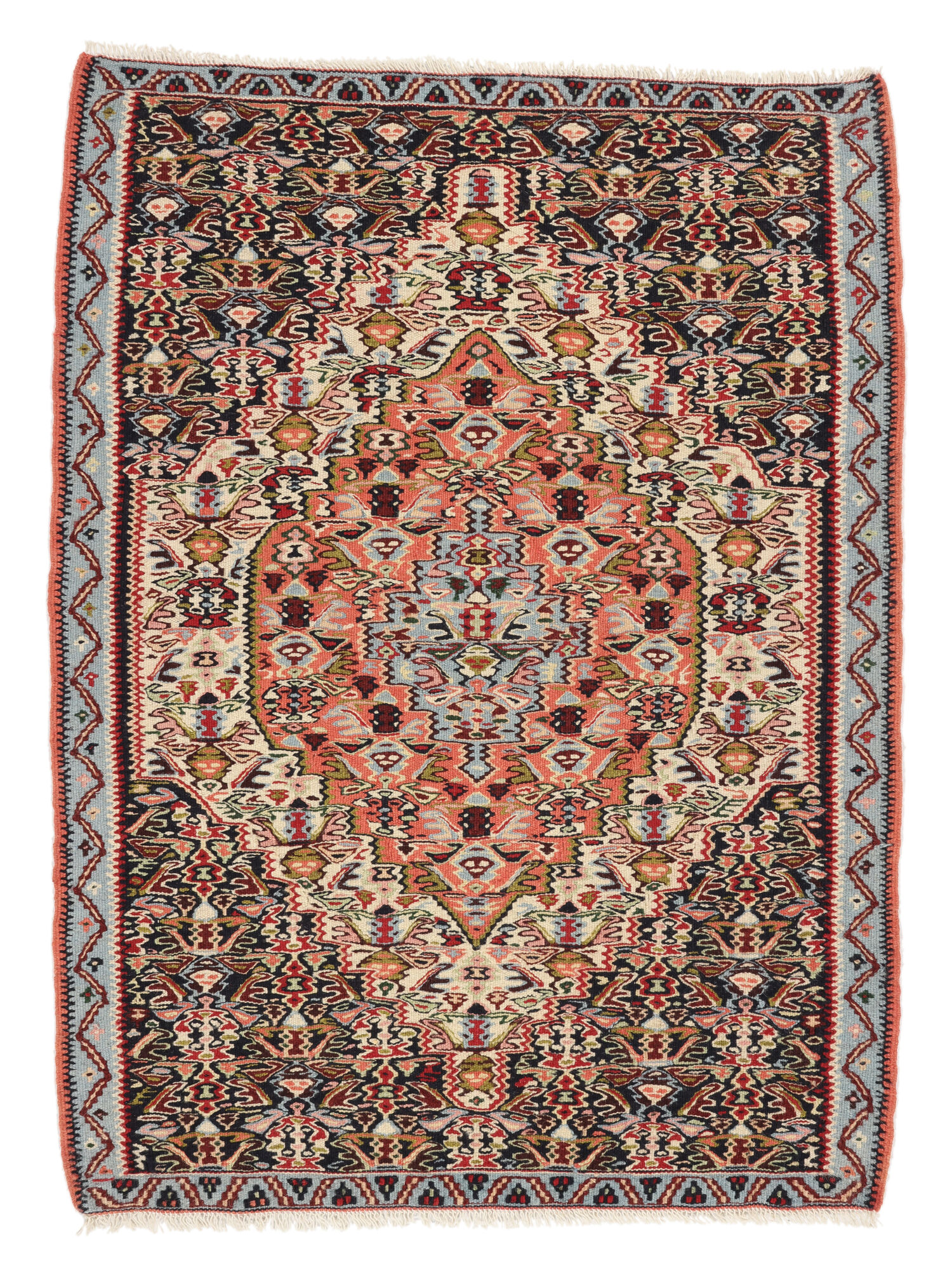 Kelim Senneh Fine Teppich 81×109