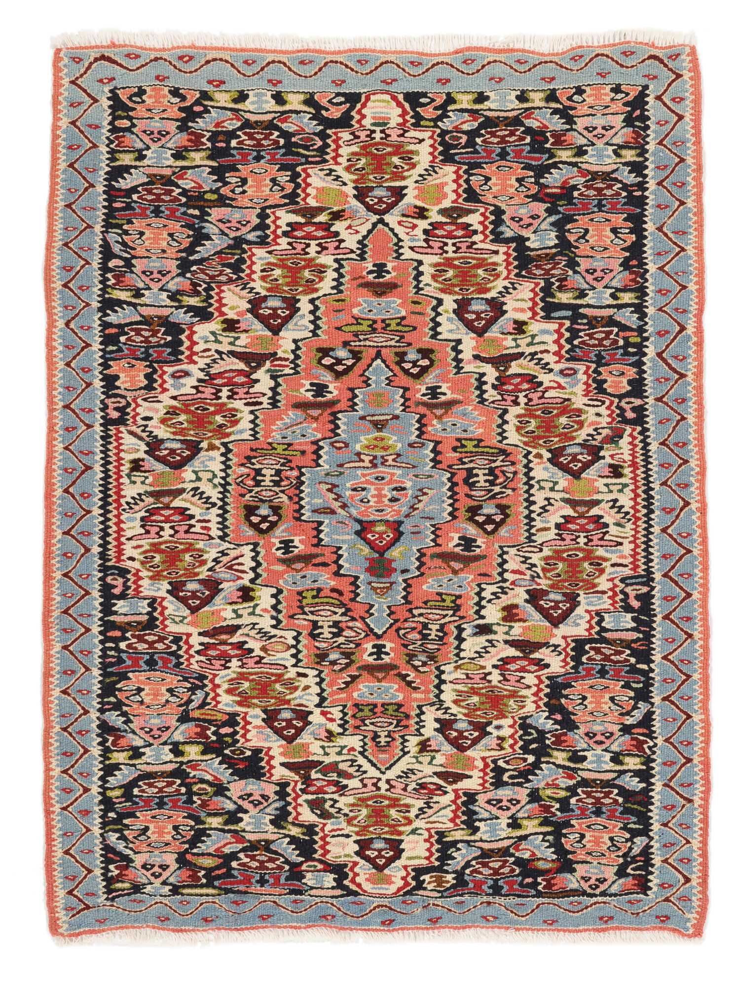 Kelim Senneh Fine Teppich 78×105