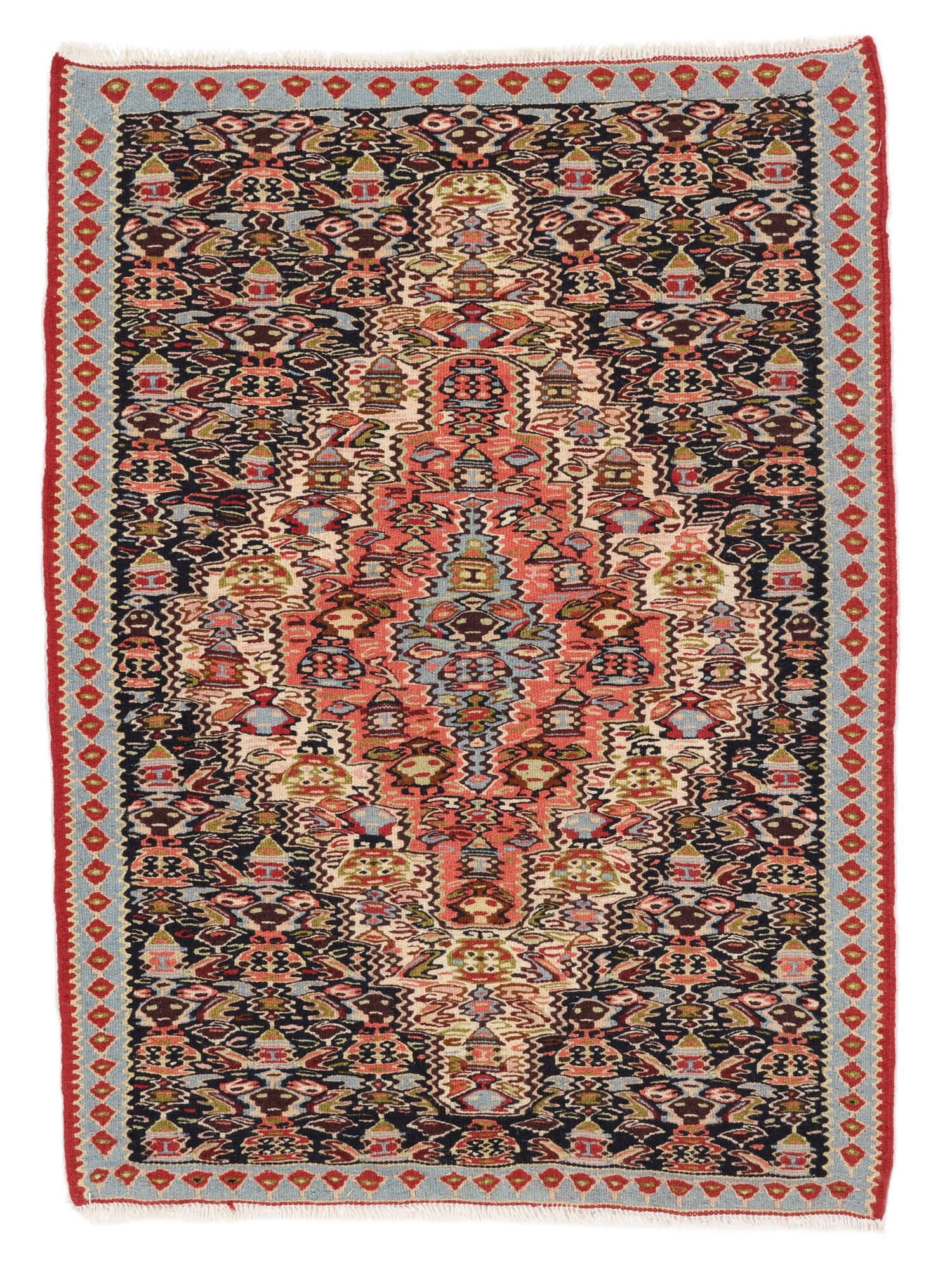Kelim Senneh Fine Teppich 80×107