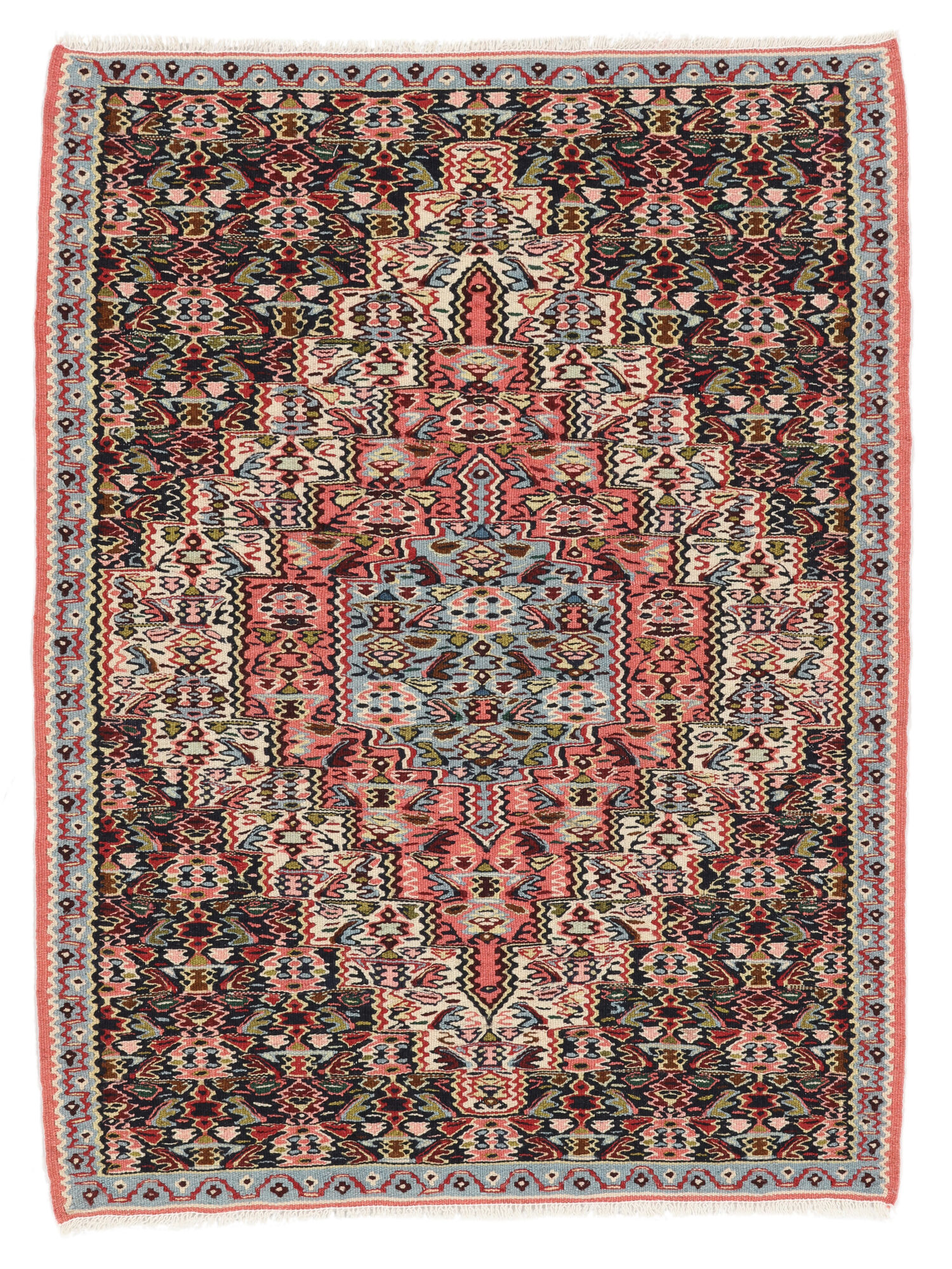 Kelim Senneh Fine Teppich 76×101