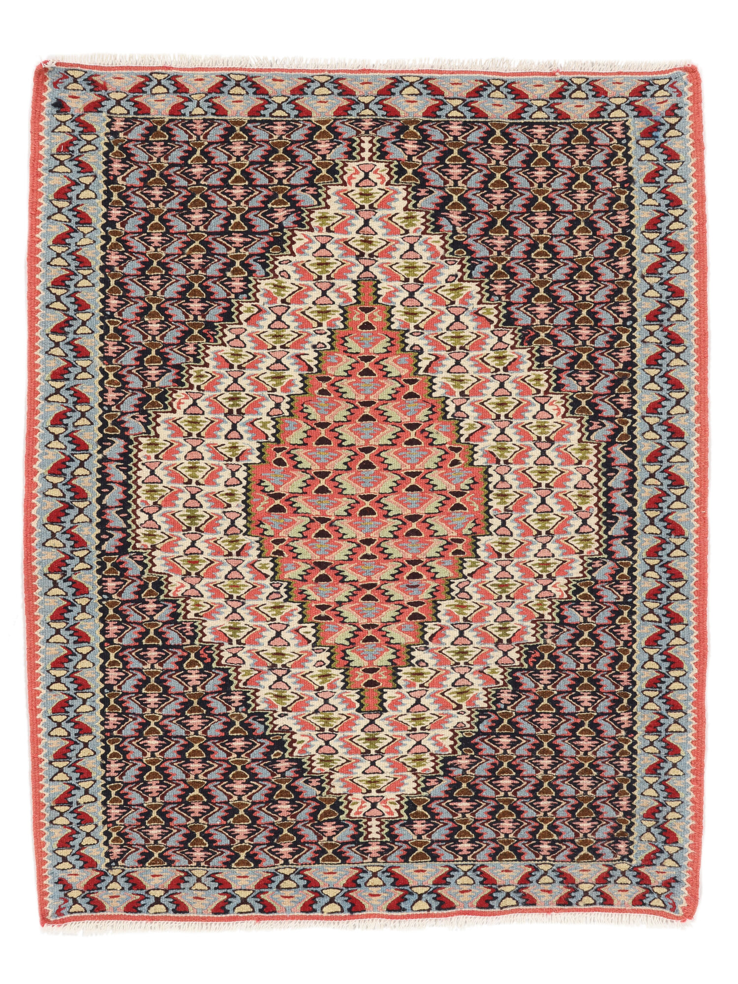 Kelim Senneh Fine Teppich 77×95