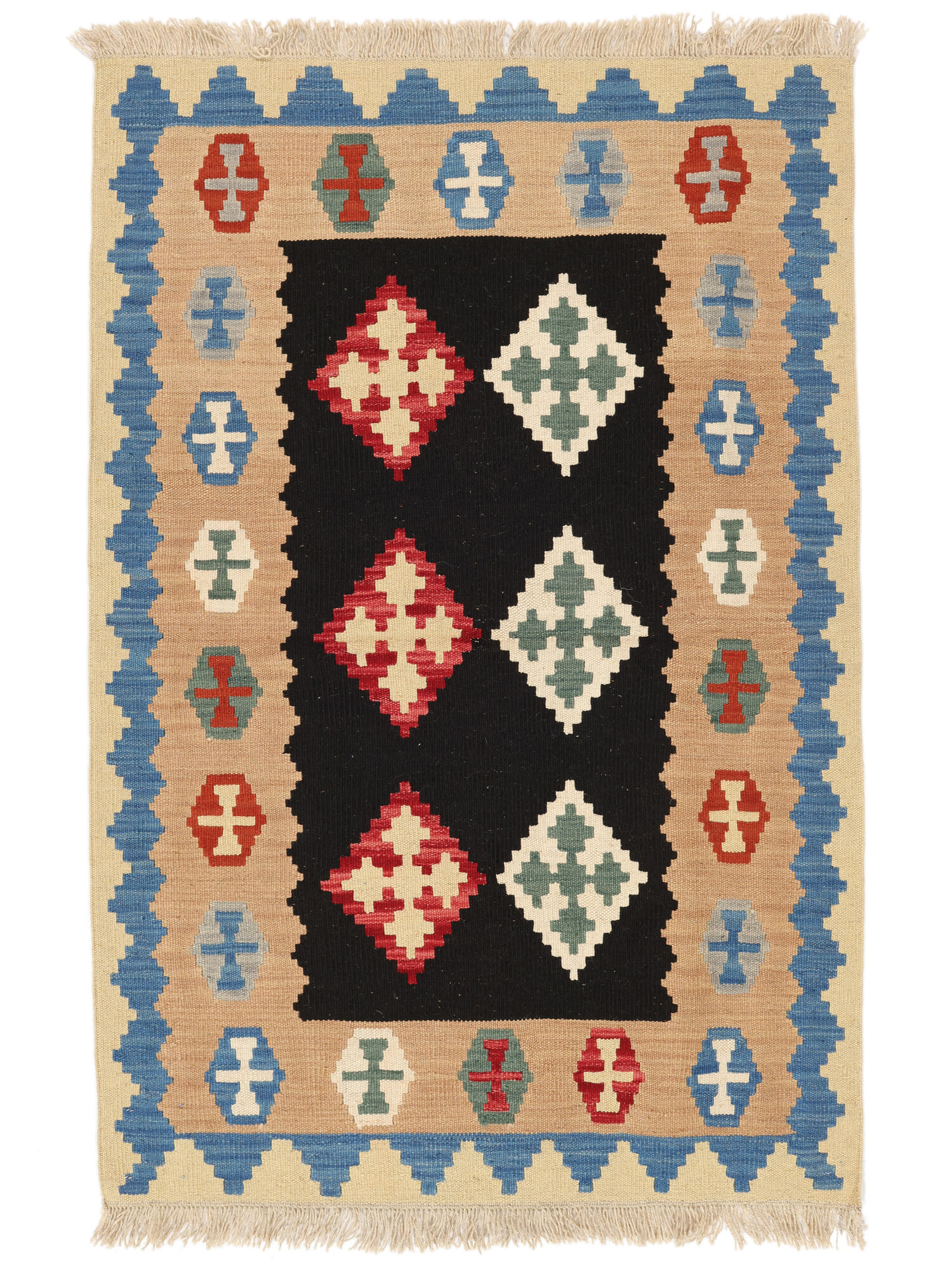 Kelim Ghashghai Teppich 102×154