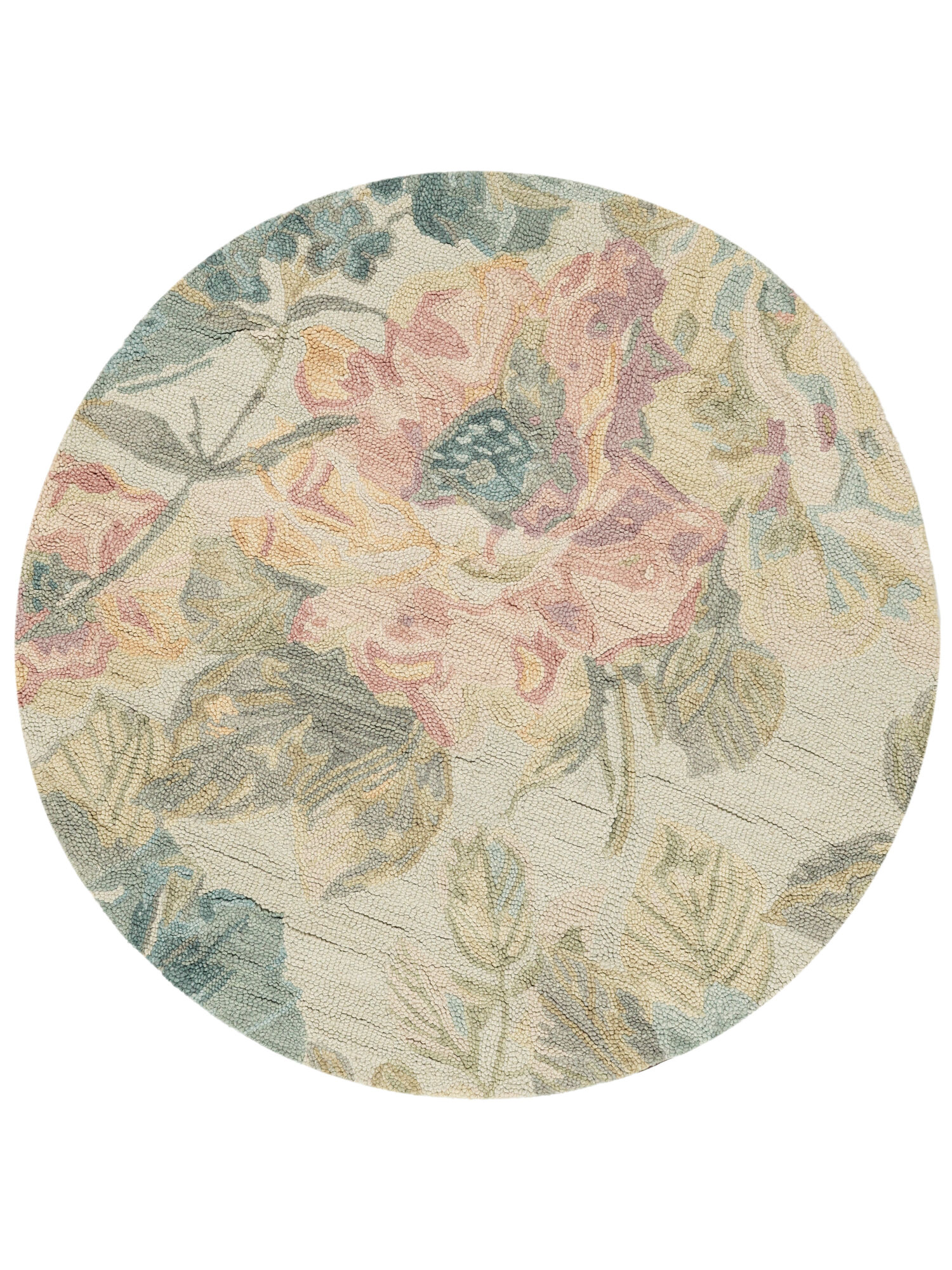 Bloom Matta - Beige / Flerfärgad Ø 150