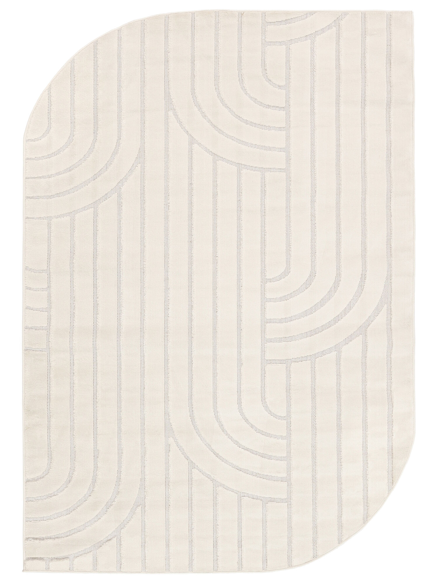 Flowie Matta - Vit 160x230