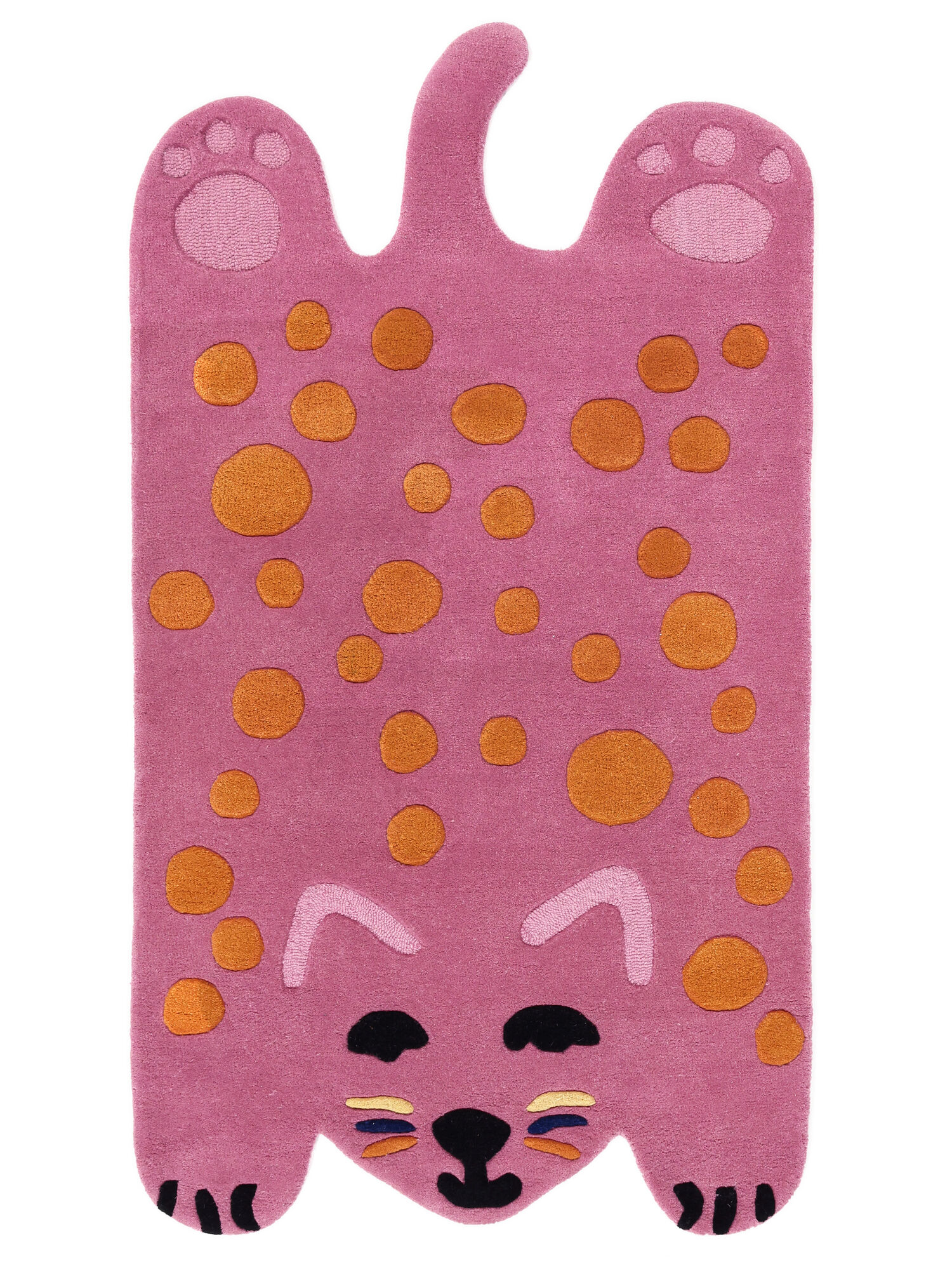 Lo Cat Matta - Rosa / Orange 95x170