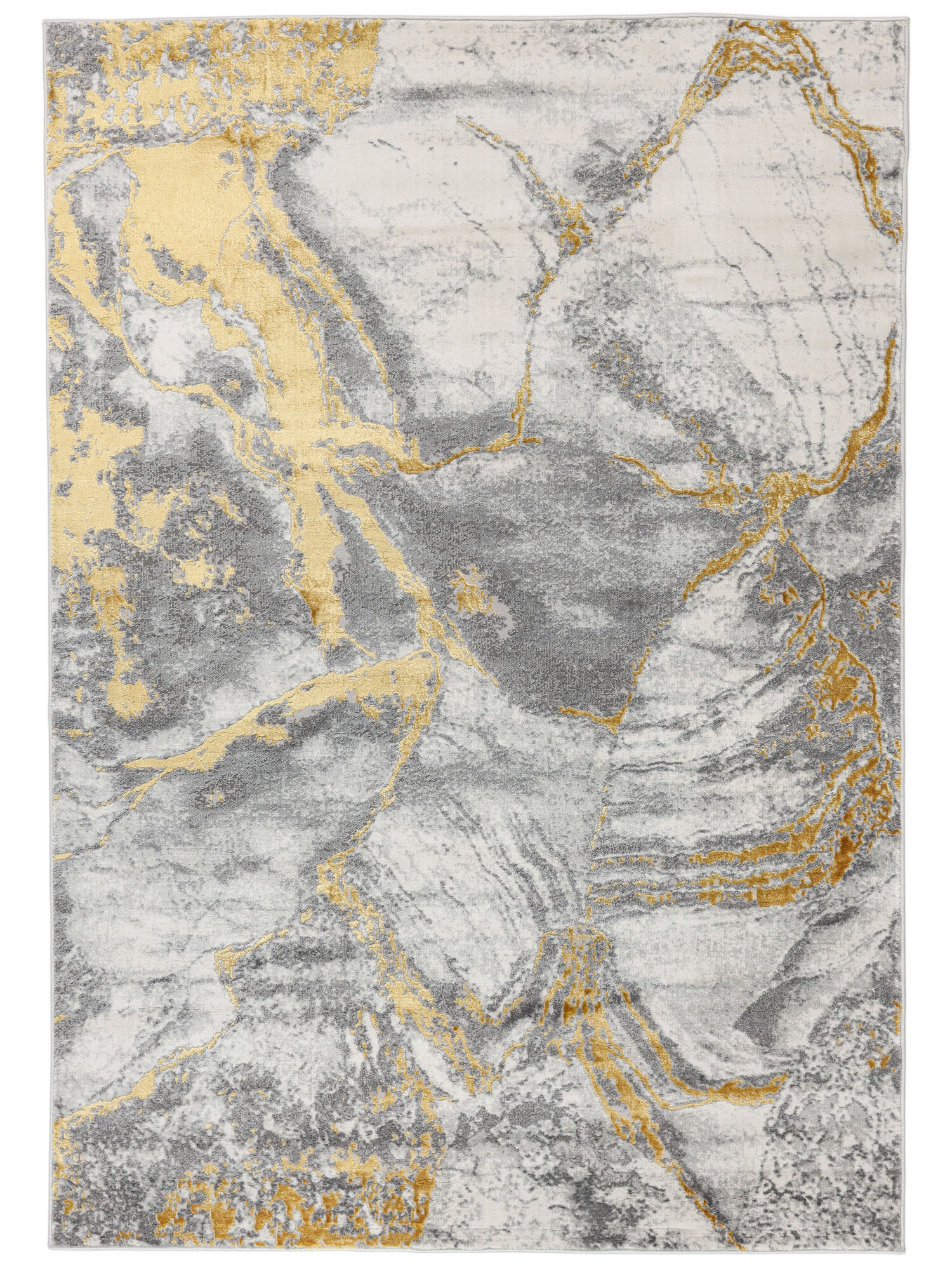 Antonie Matta - Ljusgrå / Guld 160x230