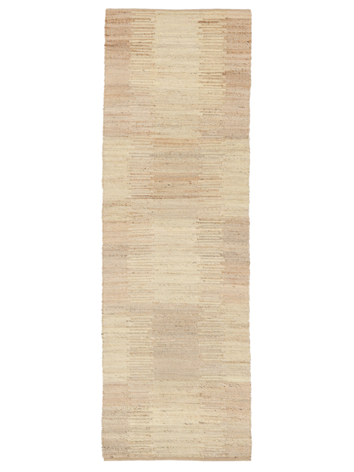Ikat Chess Matta - Beige / Naturvit 80x250