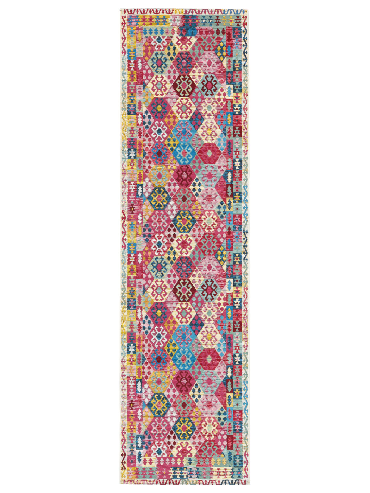 Ruva Kilim Matta - Flerfärgad 80x300