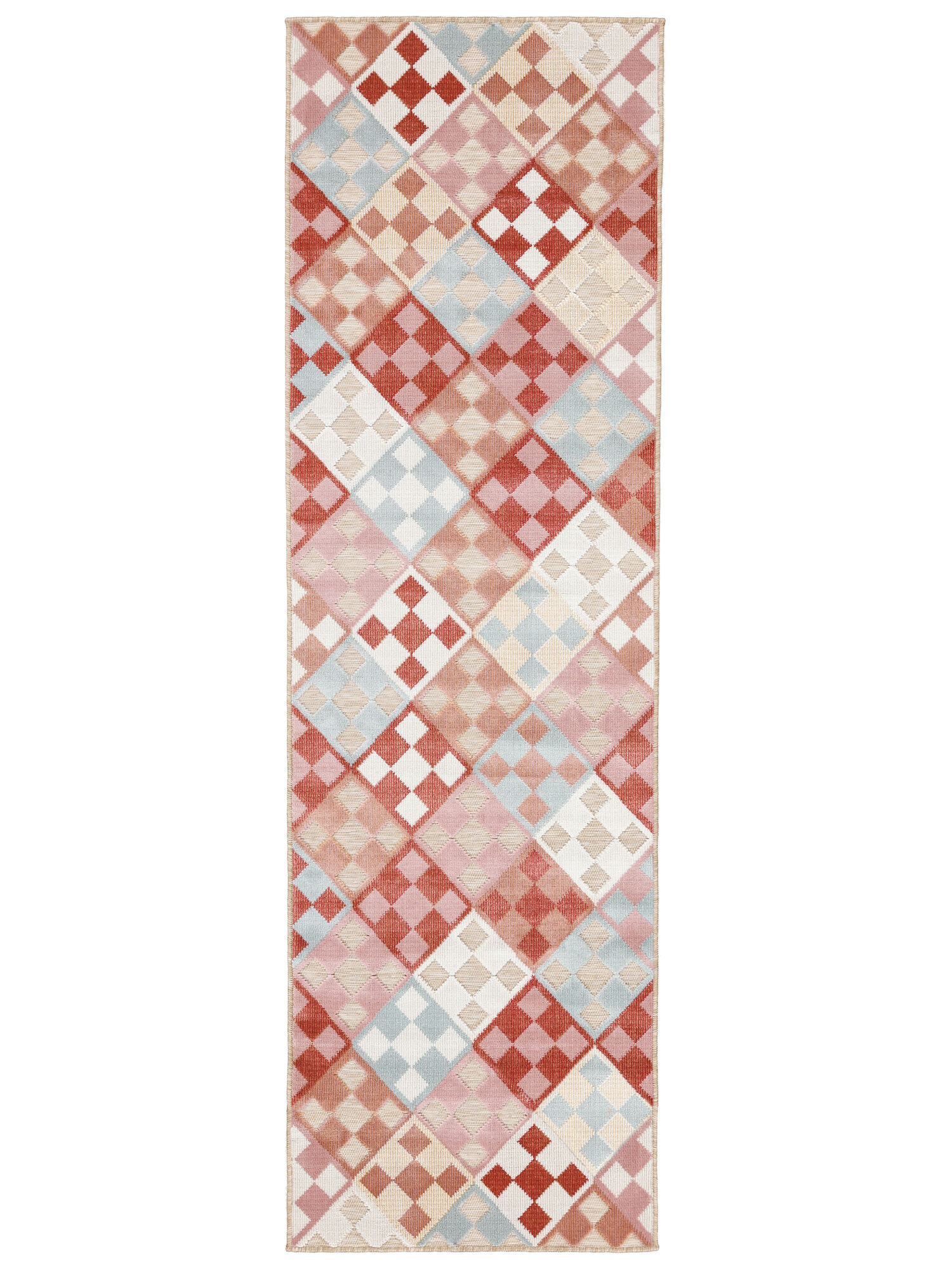 Kusta Matta - Beige / Flerfärgad 80x250