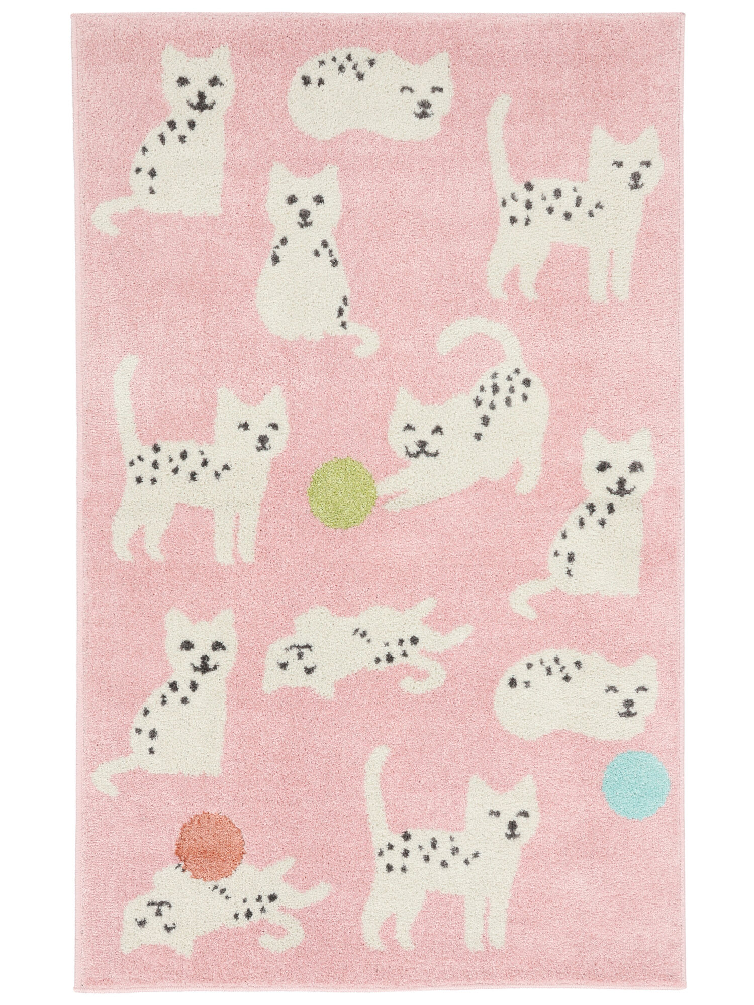 Lo Friends Matta - Rosa / Flerf&auml;rgad 100x160