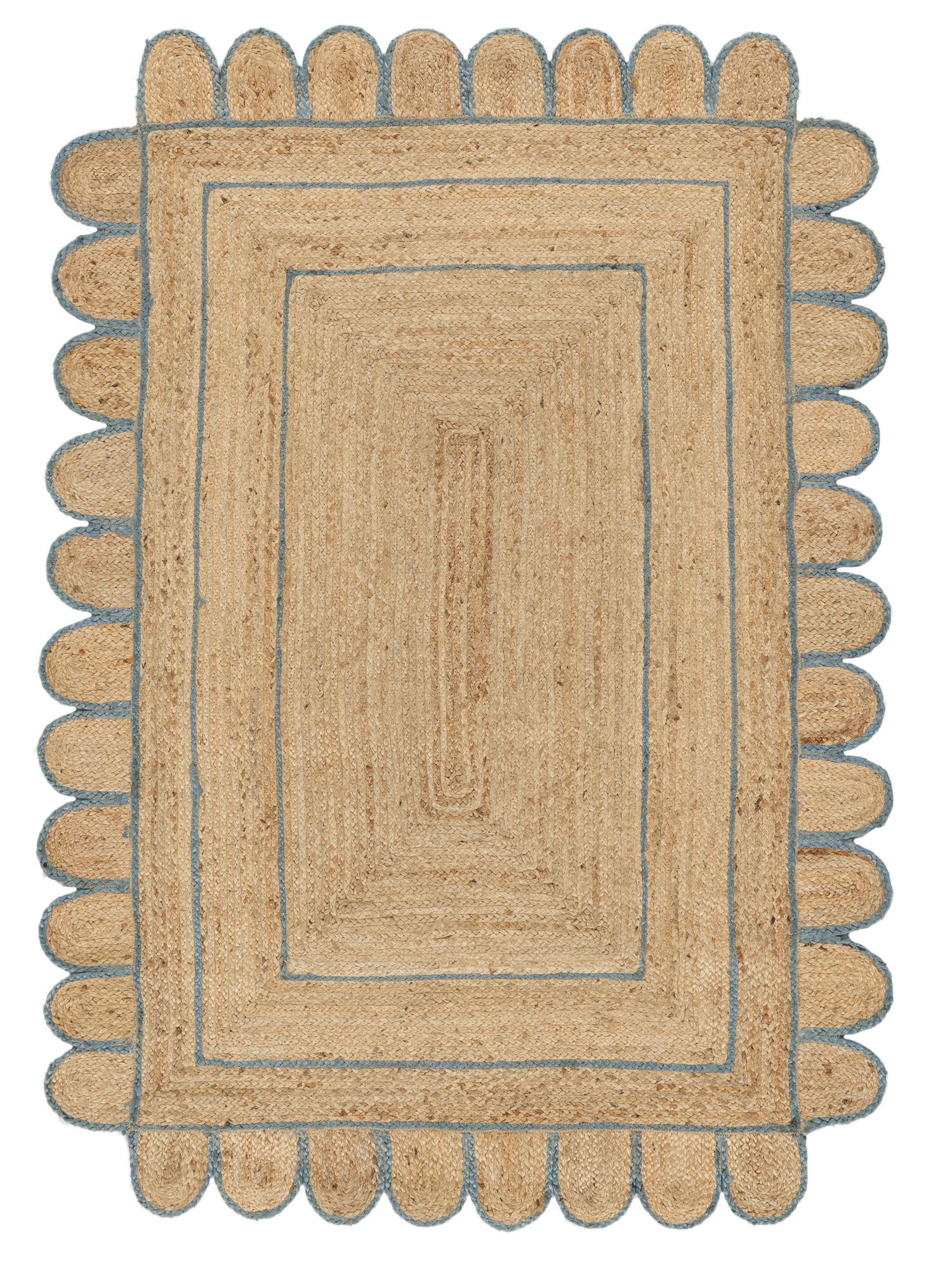 Mia Matta - Beige / Blå 160x230