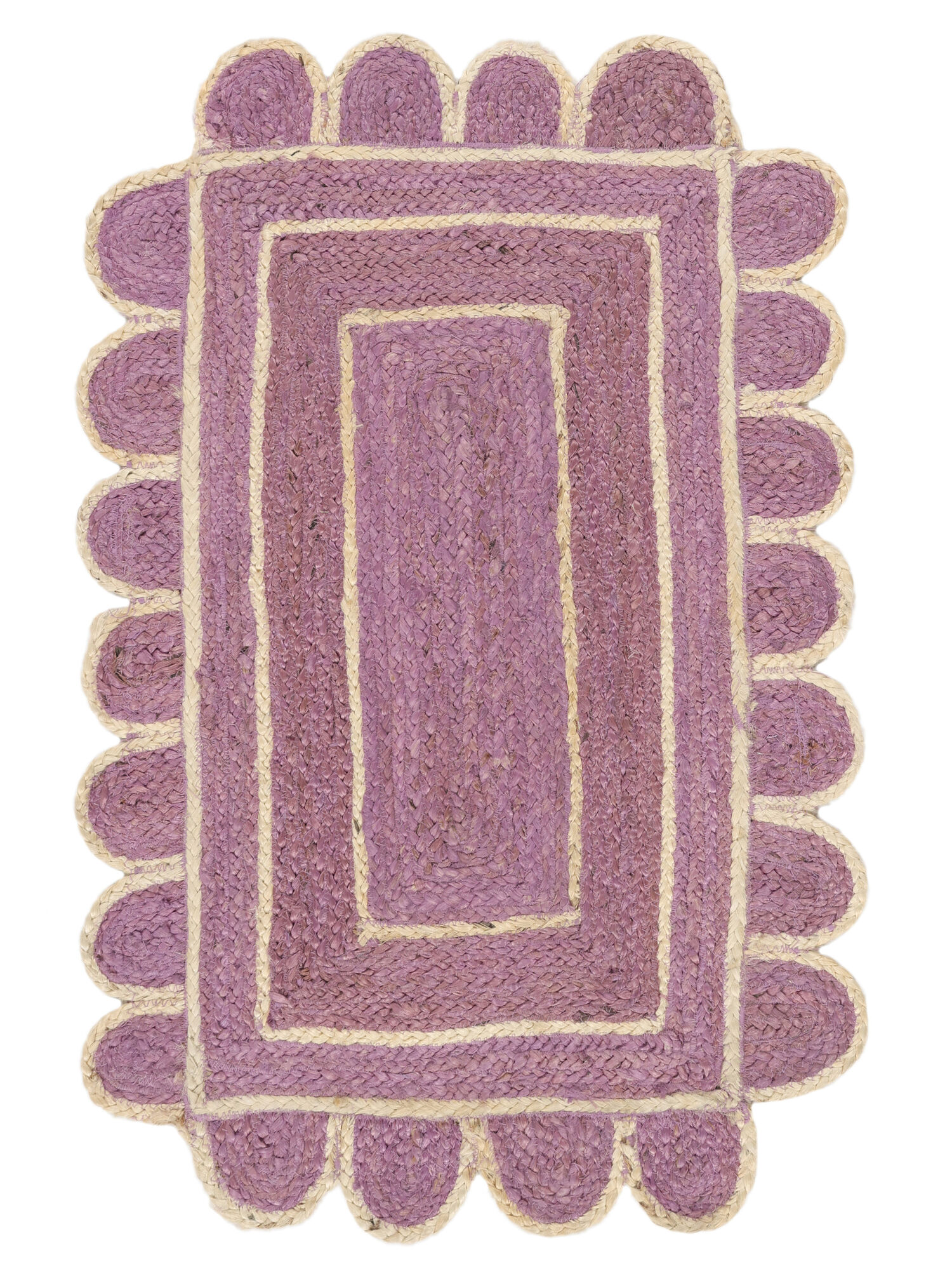 Mia Matta - Lila / Vit 80x120