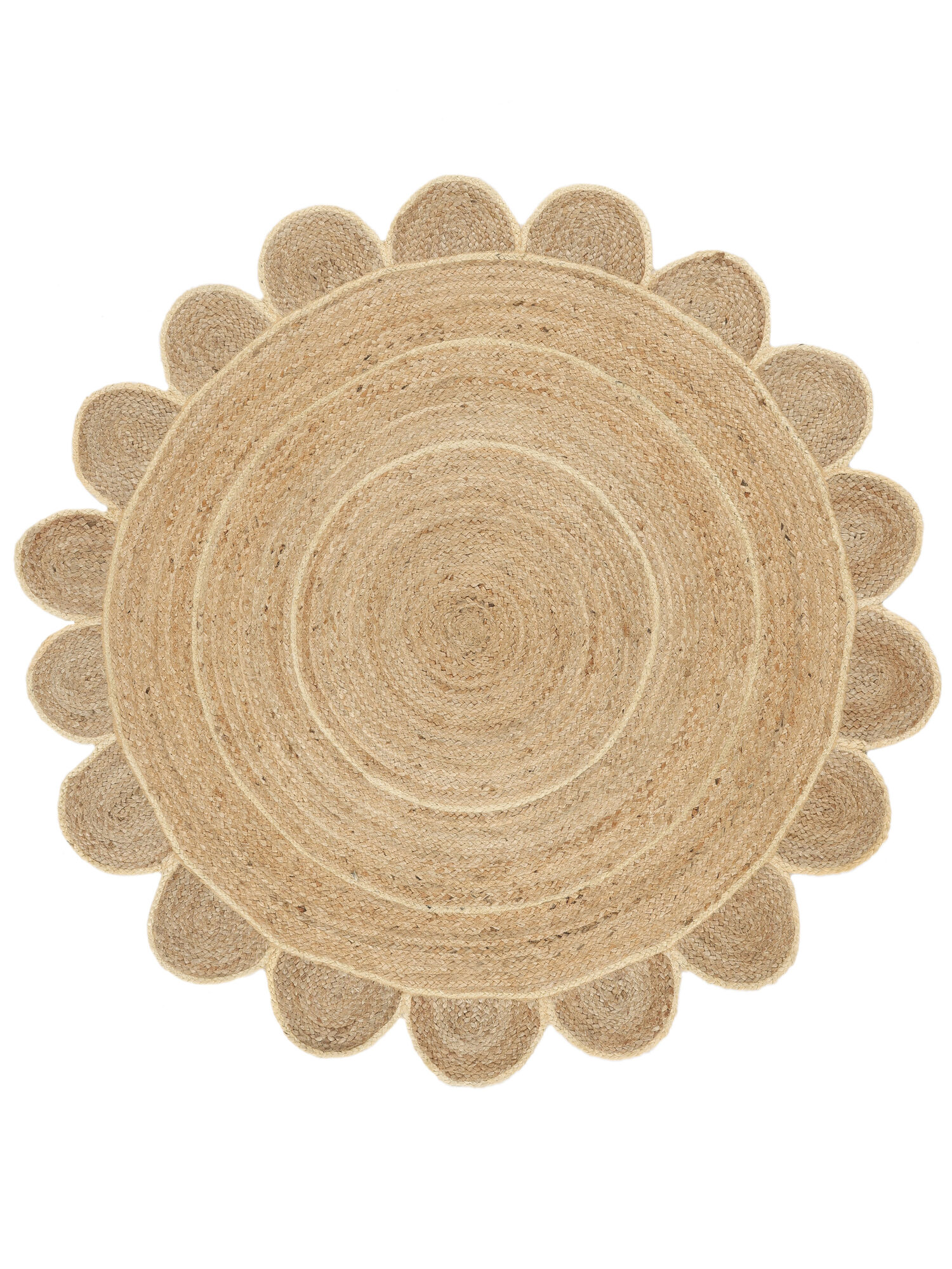 Mia Matta - Beige / Vit Ø 150