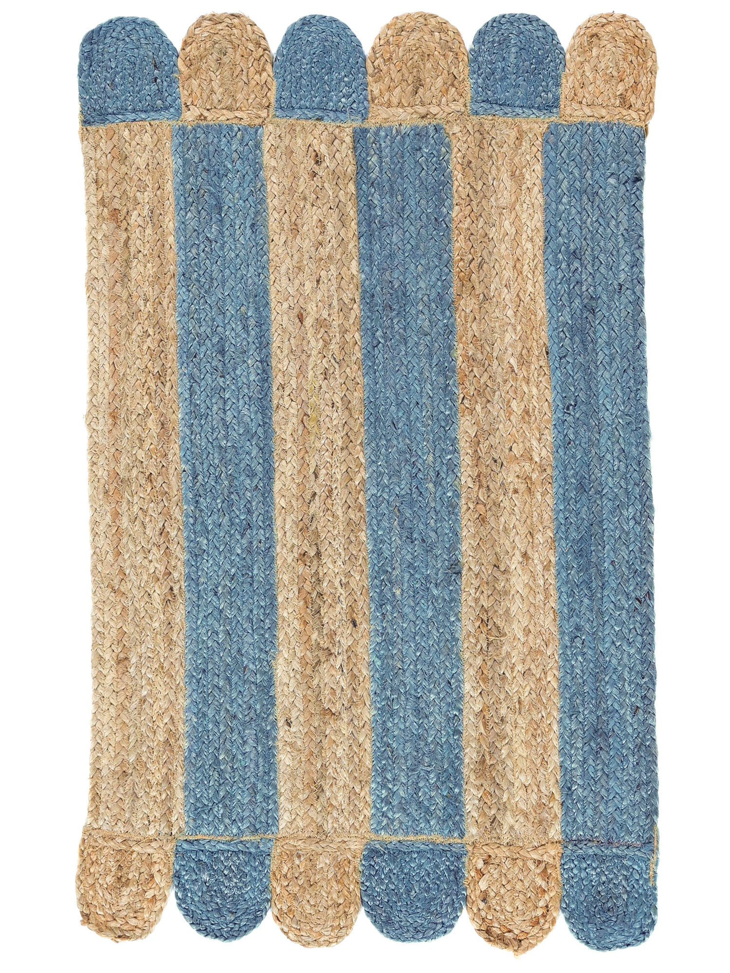 Elba Matta - Blå / Beige 80x120
