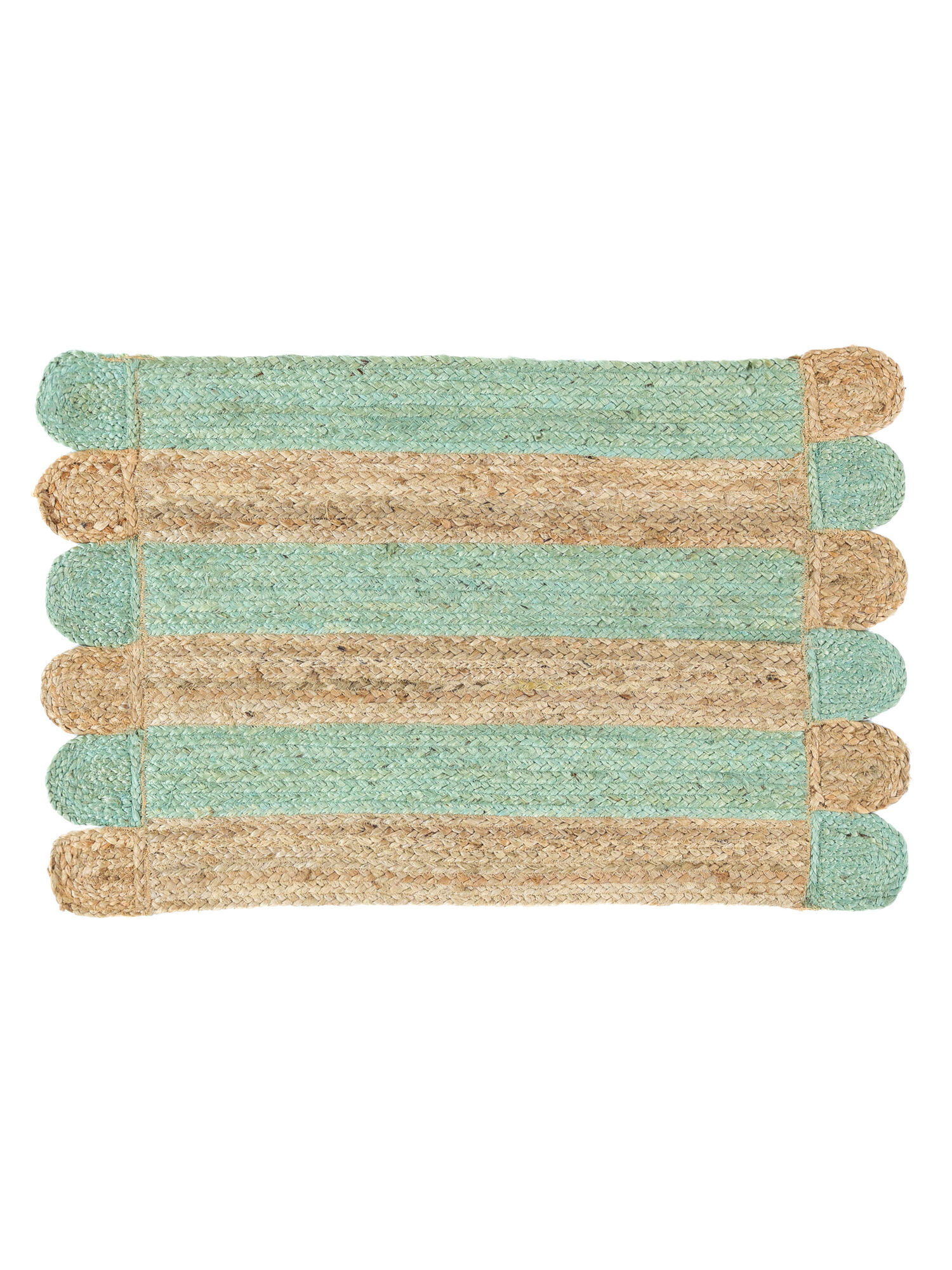 Elba Fußmatte – Grün / Beige 60×90
