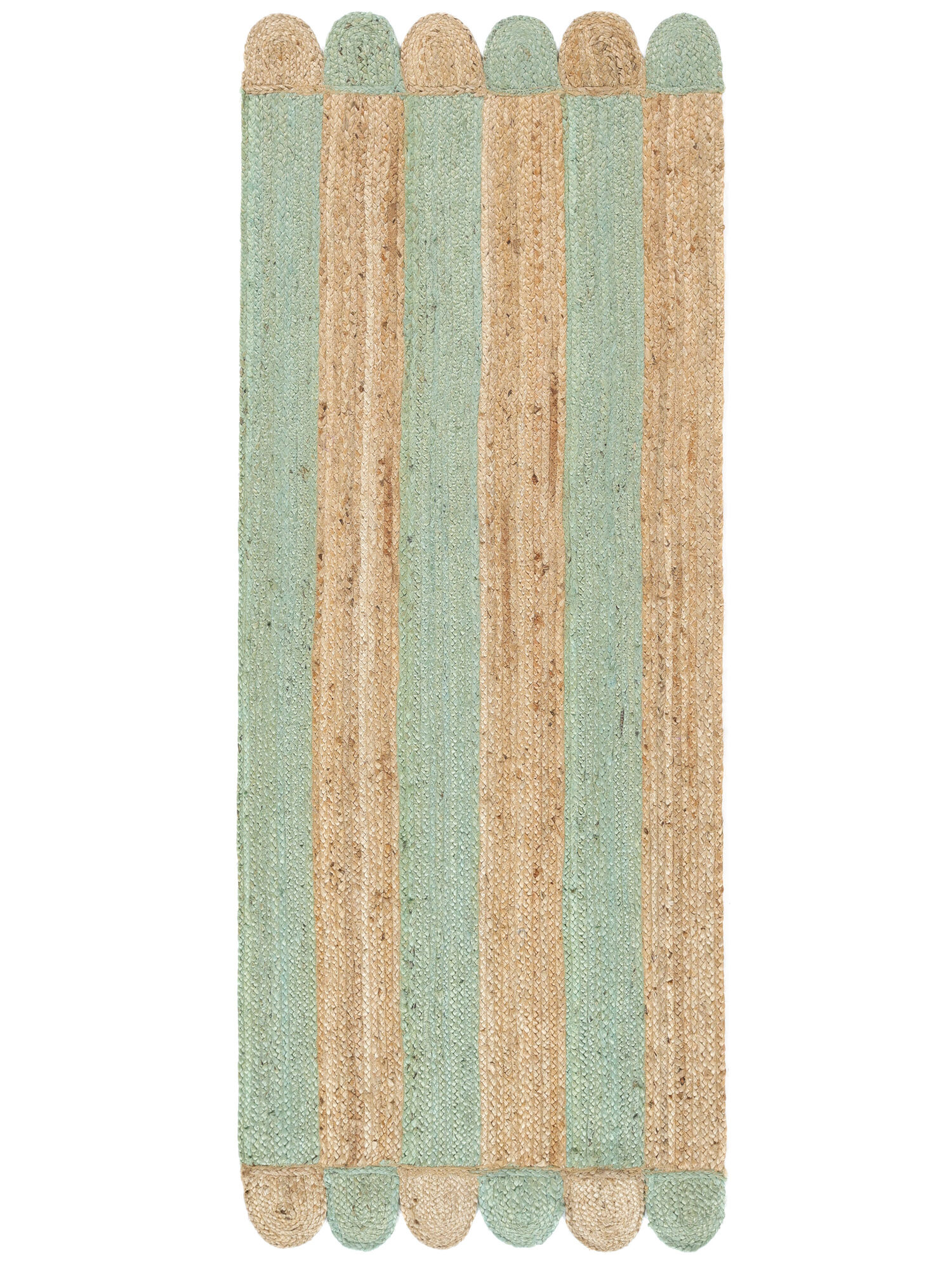 Elba Matta - Grön / Beige 80x200