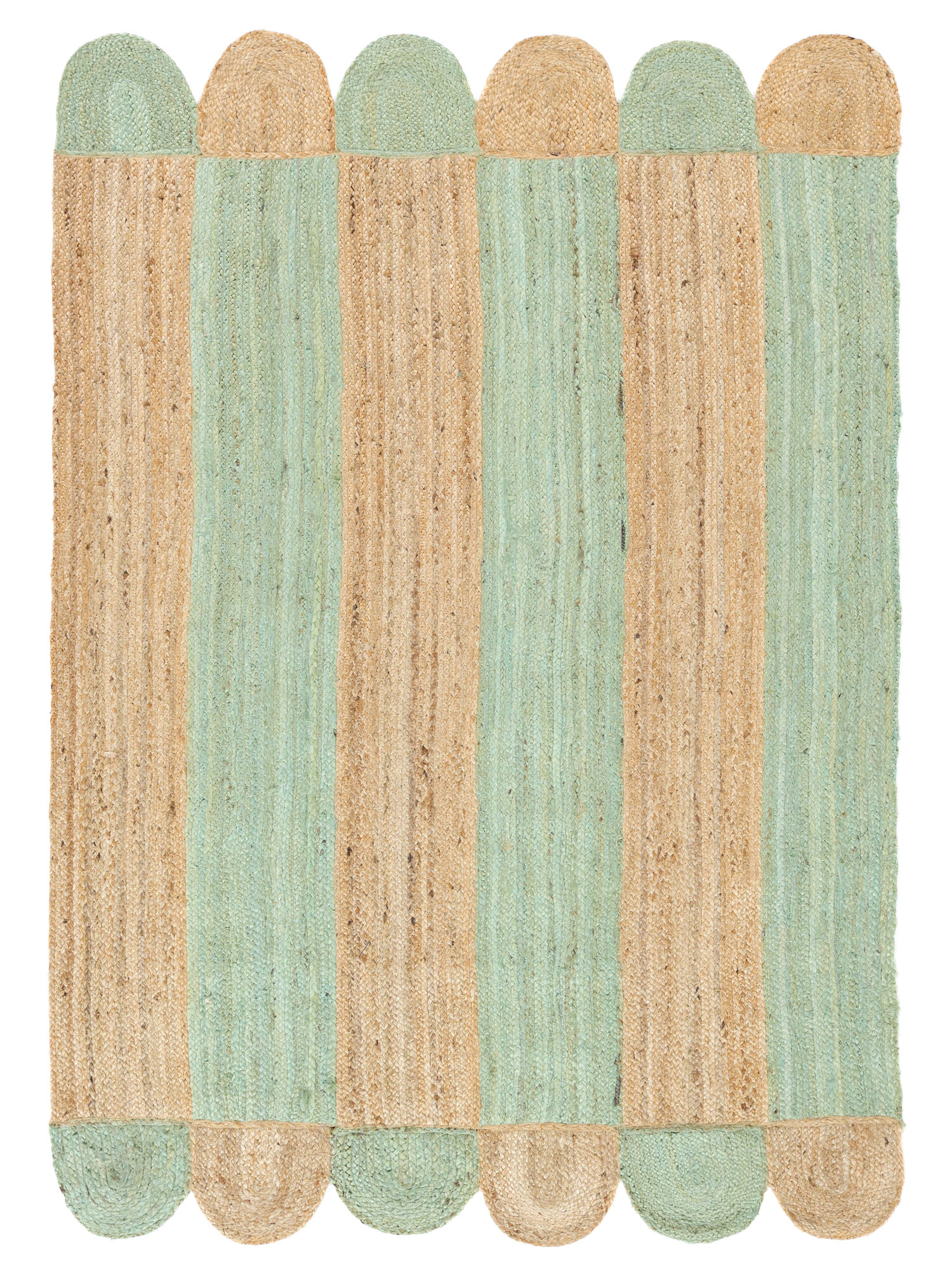 Elba Matta - Grön / Beige 160x230