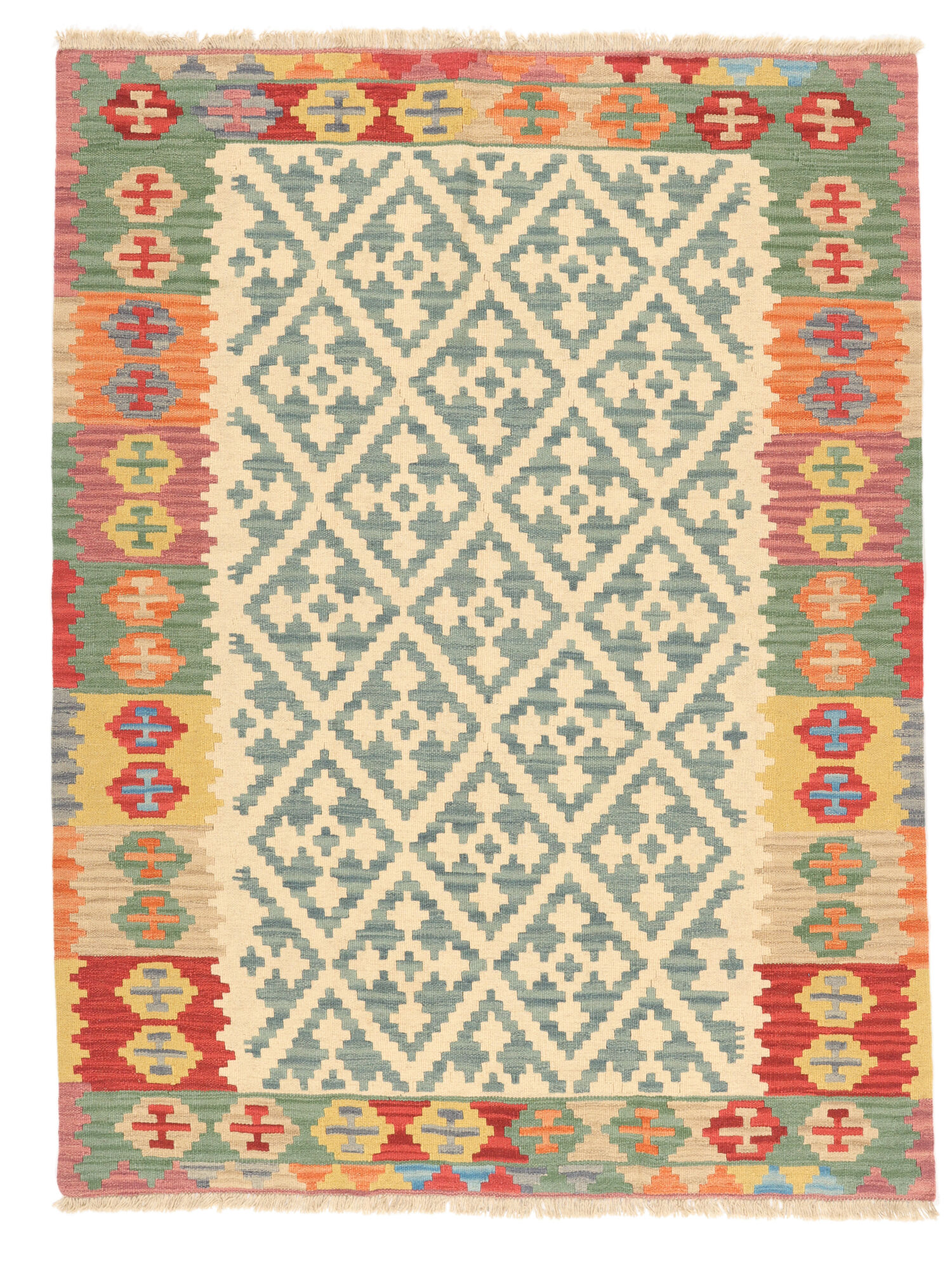 Kelim Ghashghai Teppich 151×198