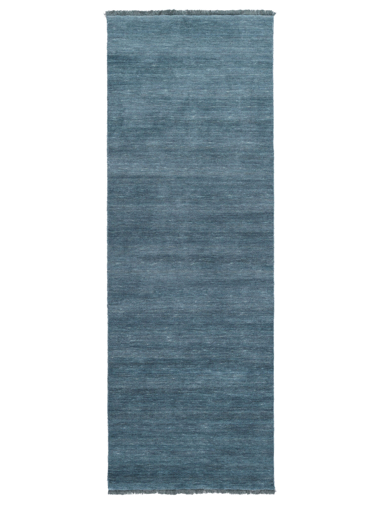 Handloom fringes Matta - Mörkturkos 80x200