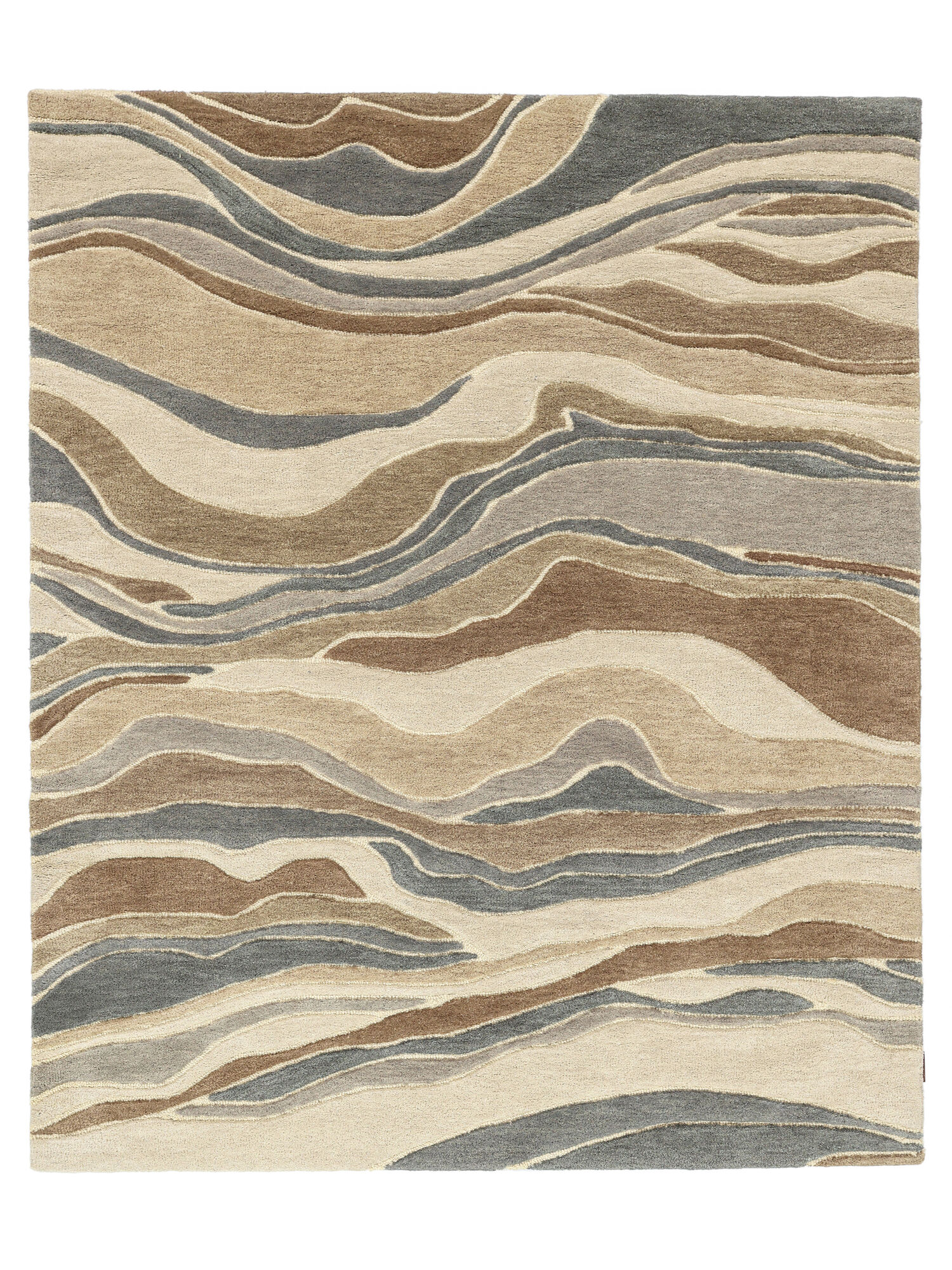 Marble Matta - Grå / Beige 250x300