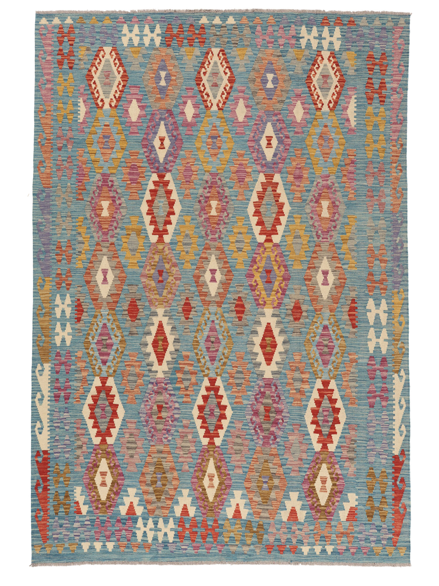 Kelim Afghan Old Stil Teppich 208×305