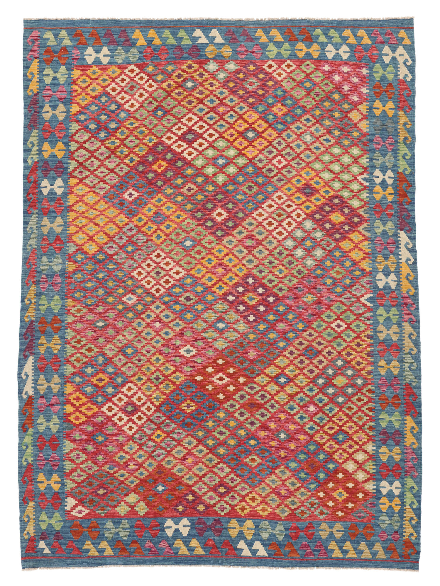 Kelim Afghan Old Stil Teppich 213×290