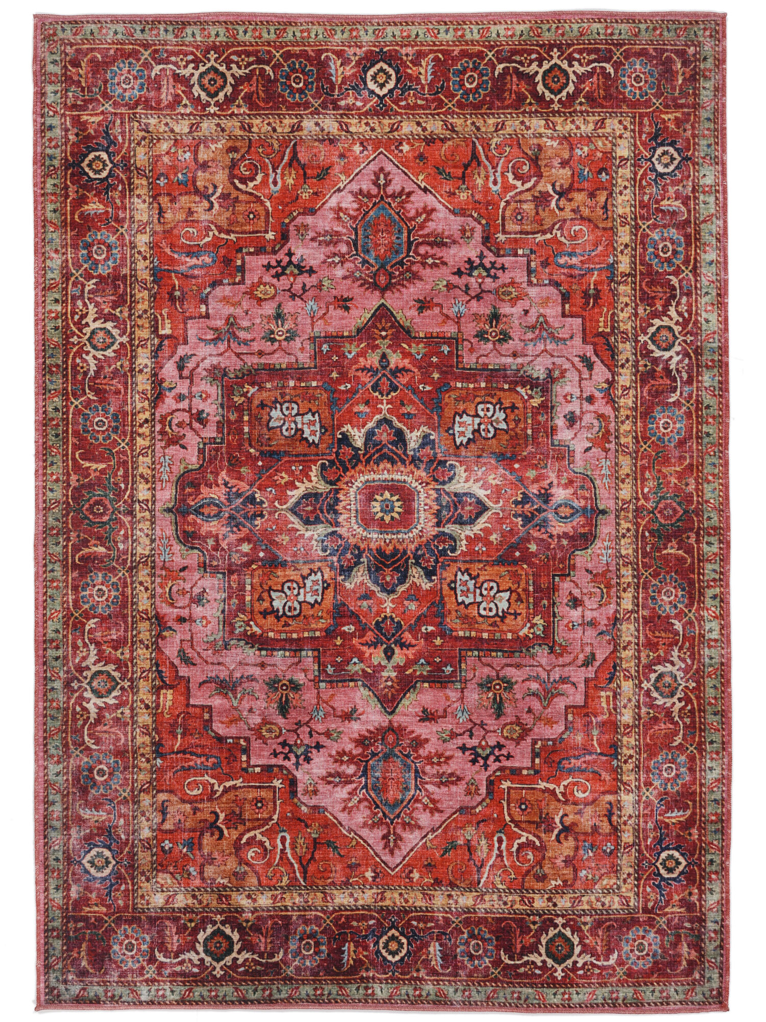 Georgia Oriental Teppich – Rot / Rosa 300×400