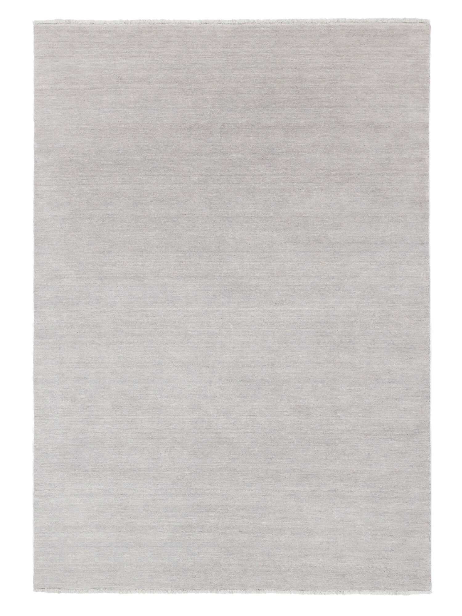 Handloom fringes Matta - Silvergrå 100x160