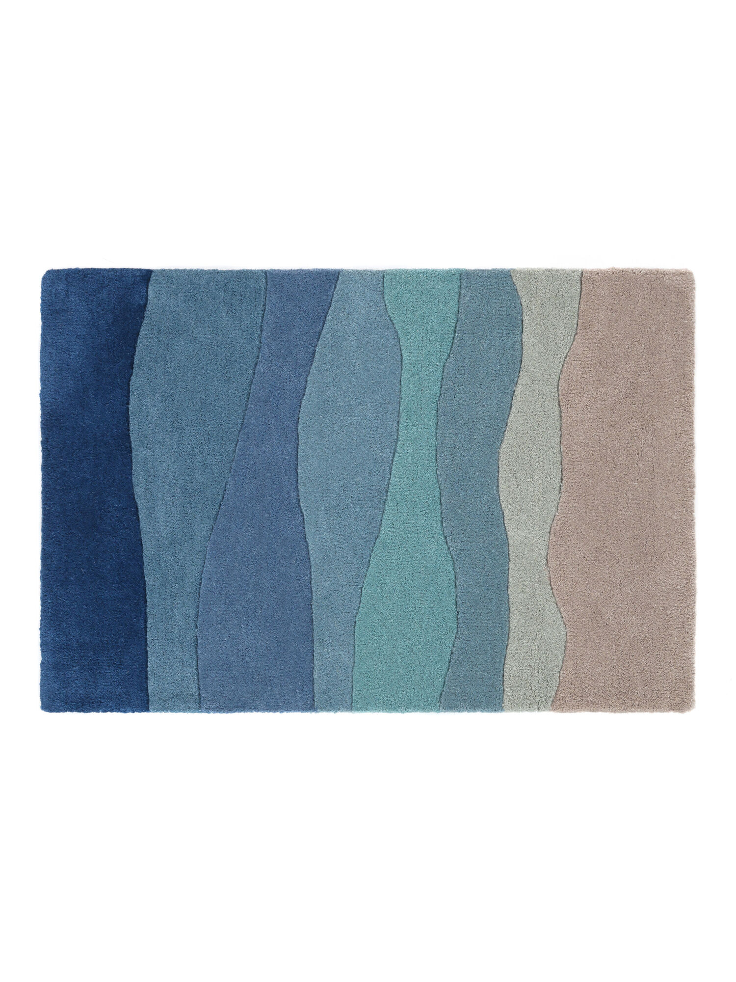 Feeling Handtufted Fußmatte – Blau 60×90