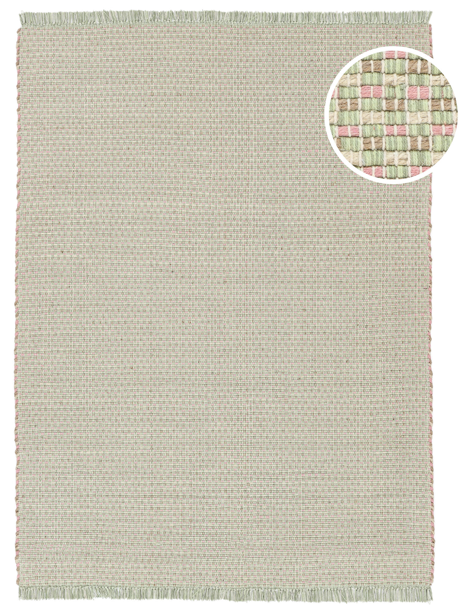 Baddha Matta - Rosa / Grön 160x230