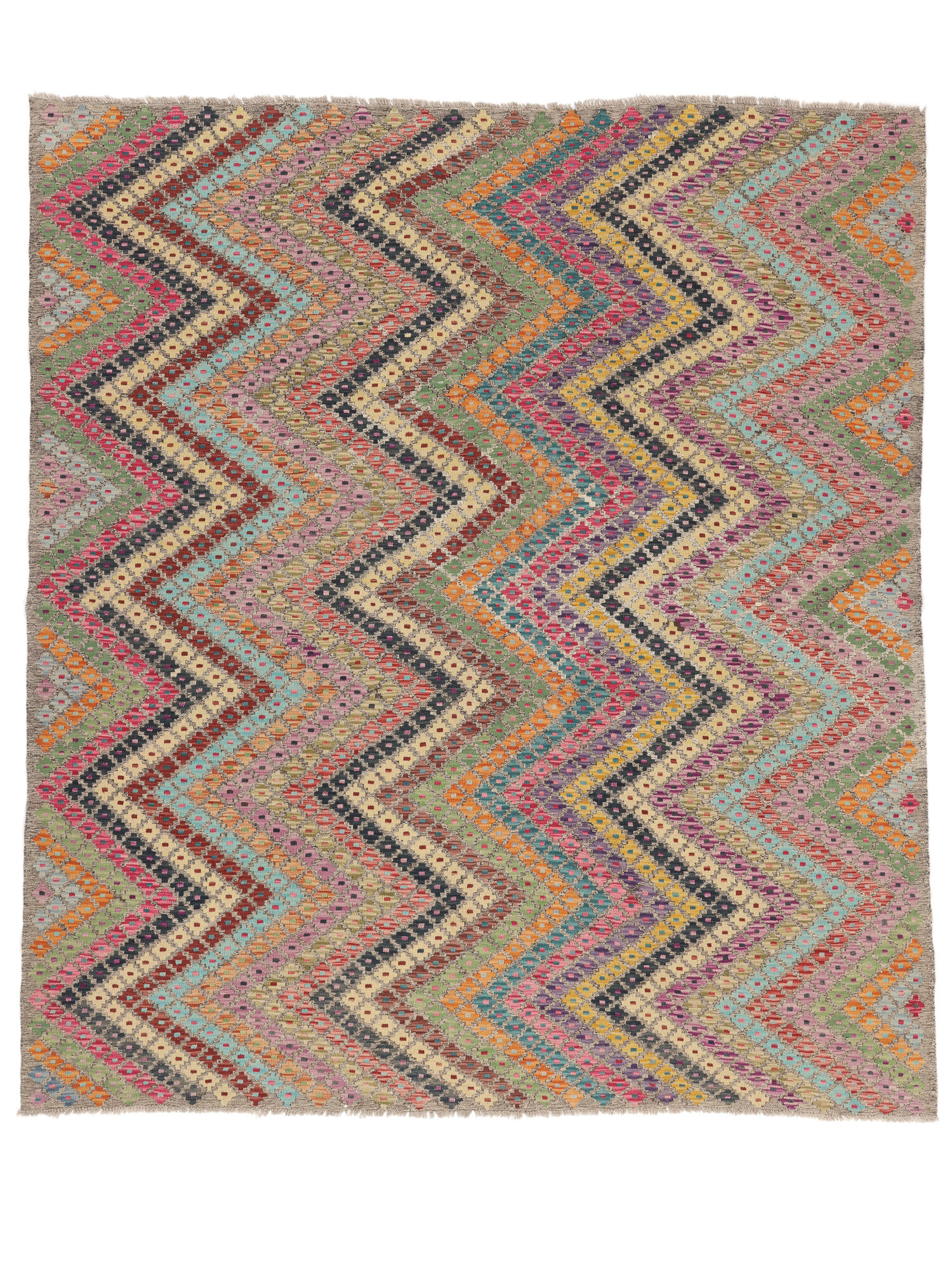 Kelim Afghan Old Stil Teppich 215×240