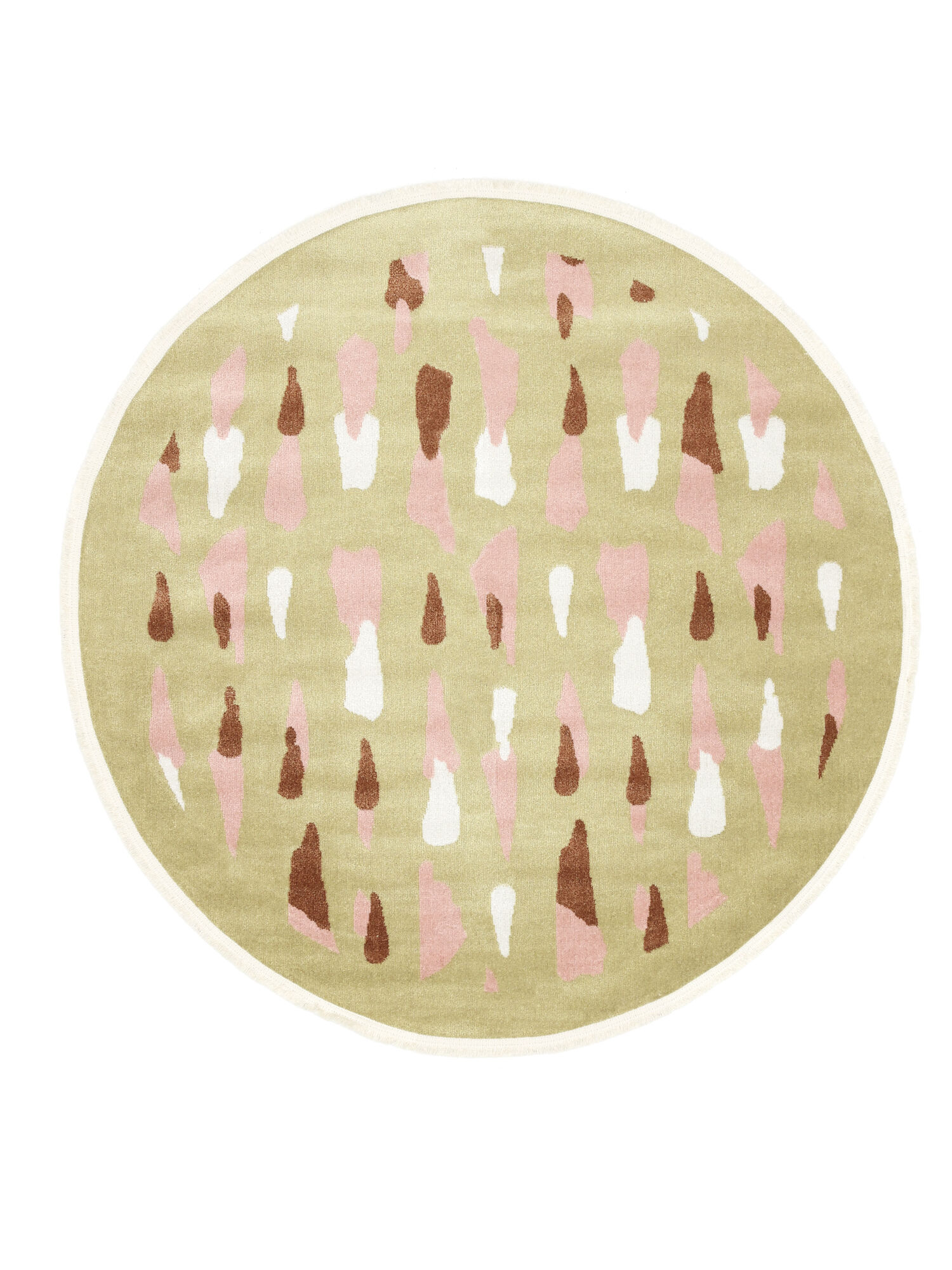 Lea Matta - Gul / Rosa Ø 150