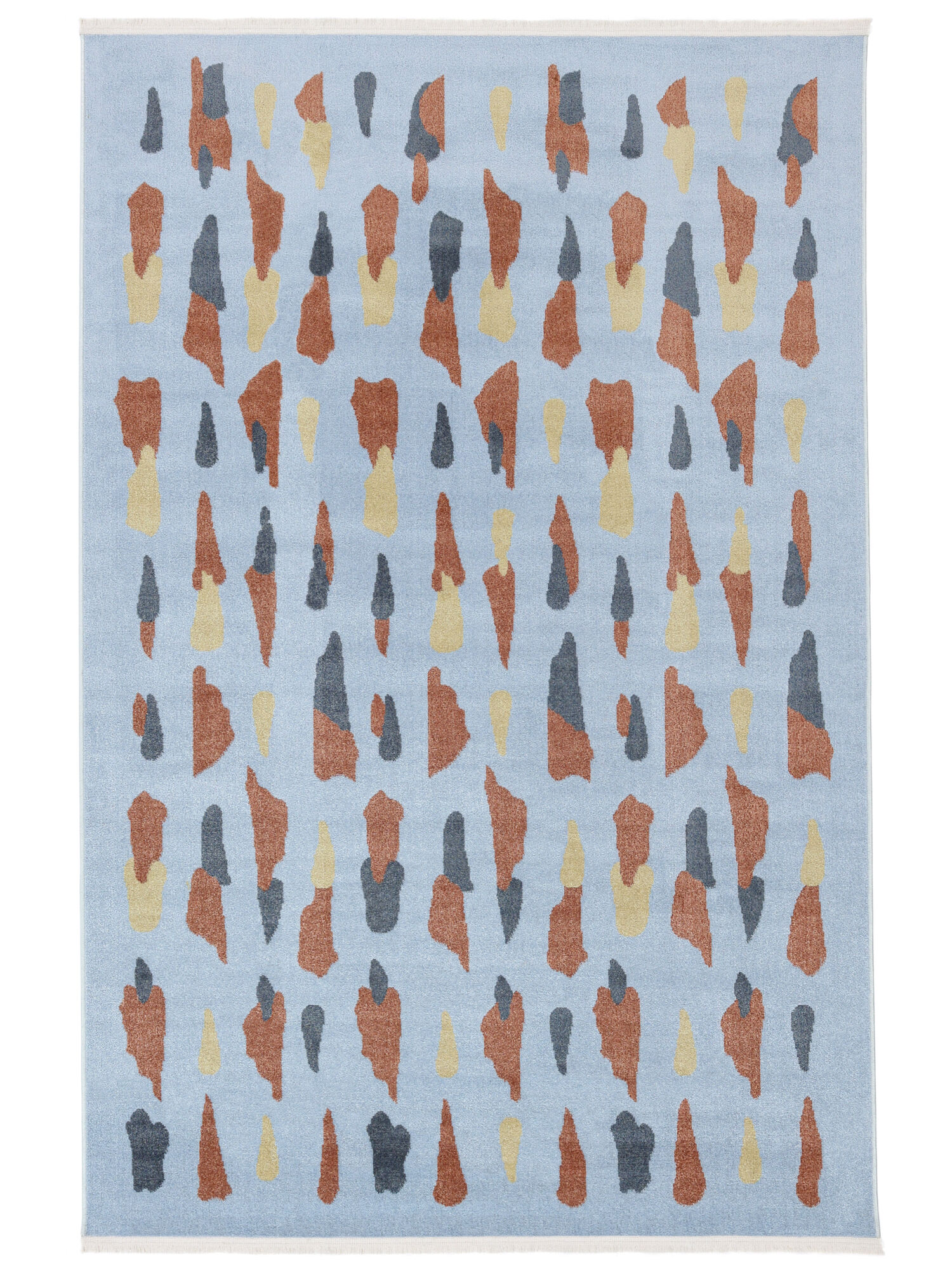 Lea Matta - Blå / Terrakotta 200x300