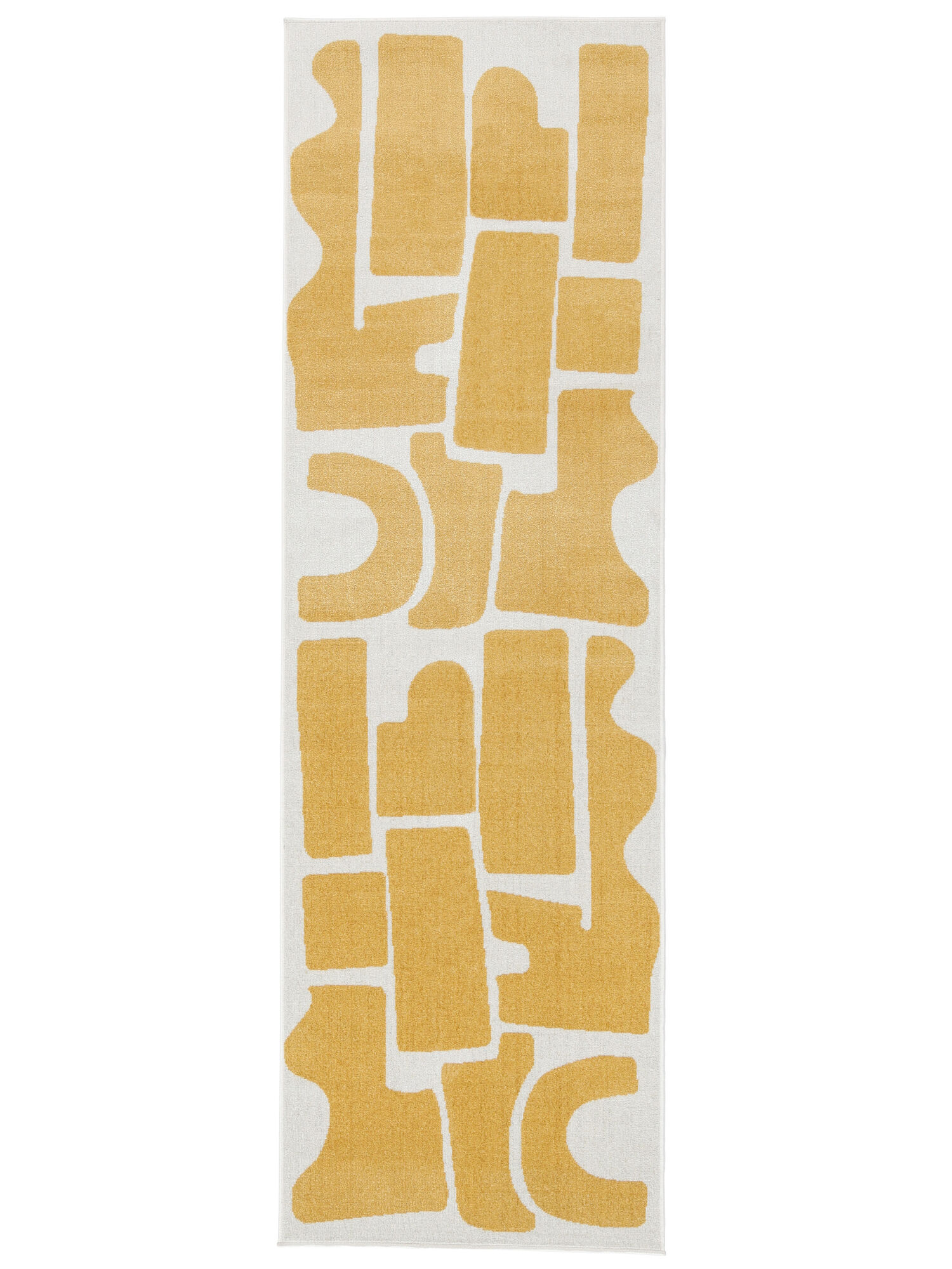 Contour Matta - Gul / Off white 80x250