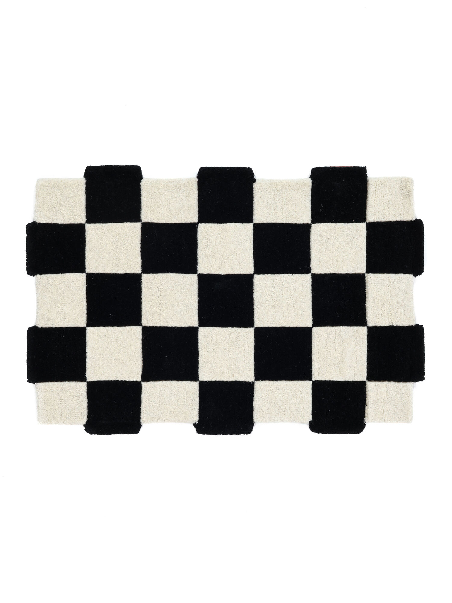 Checkmate Fußmatte – Schwarz / Weiß 60×90