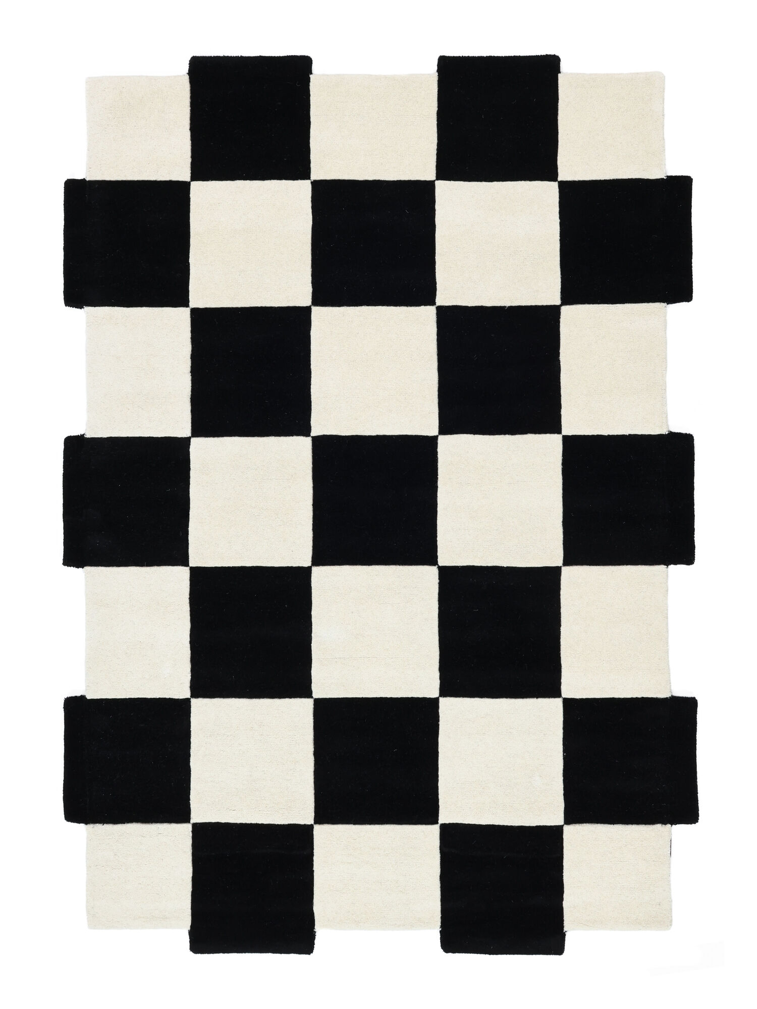 Checkmate Matta - Svart / Vit 200x300