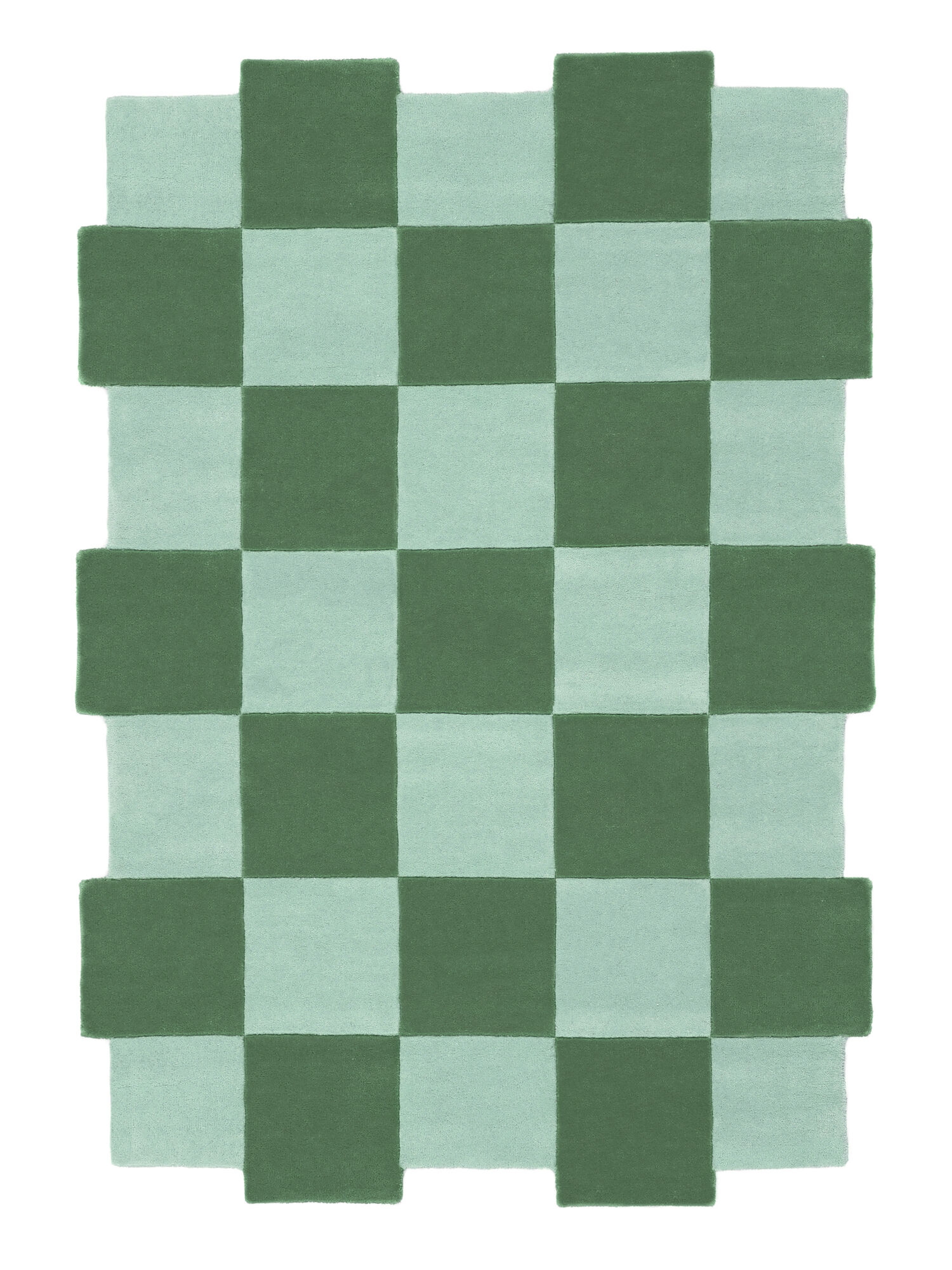 Checkmate Matta - Grön / Mintgrön 140x200