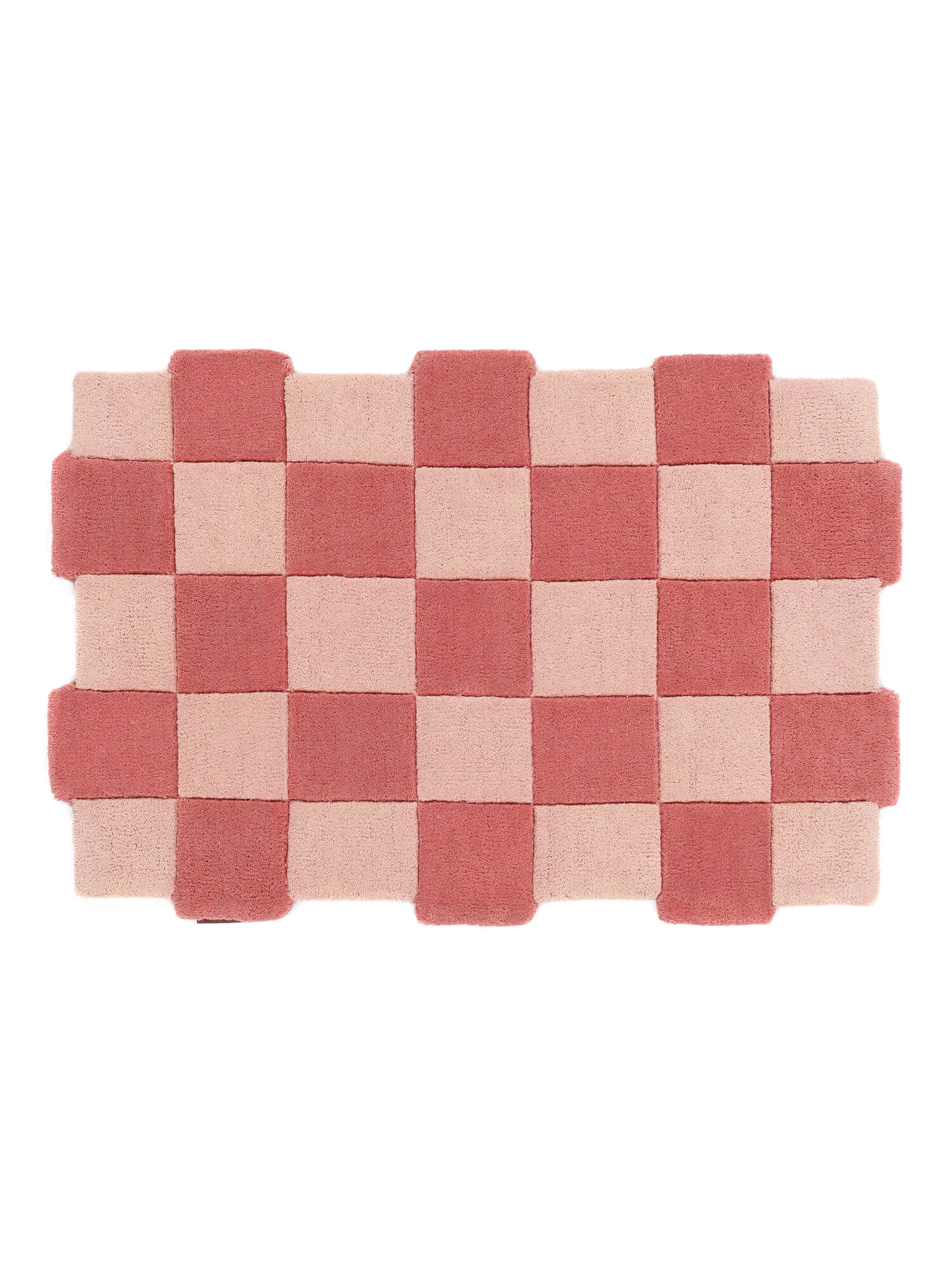 Checkmate Fußmatte – Rosa / Hellrosa 60×90